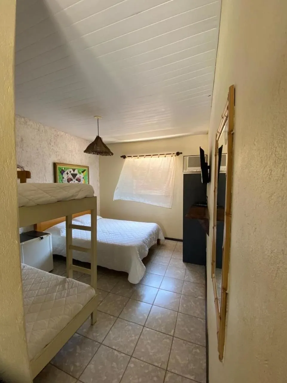 View (from property/room), Bed in Pousada Maré Alta - MARESIAS