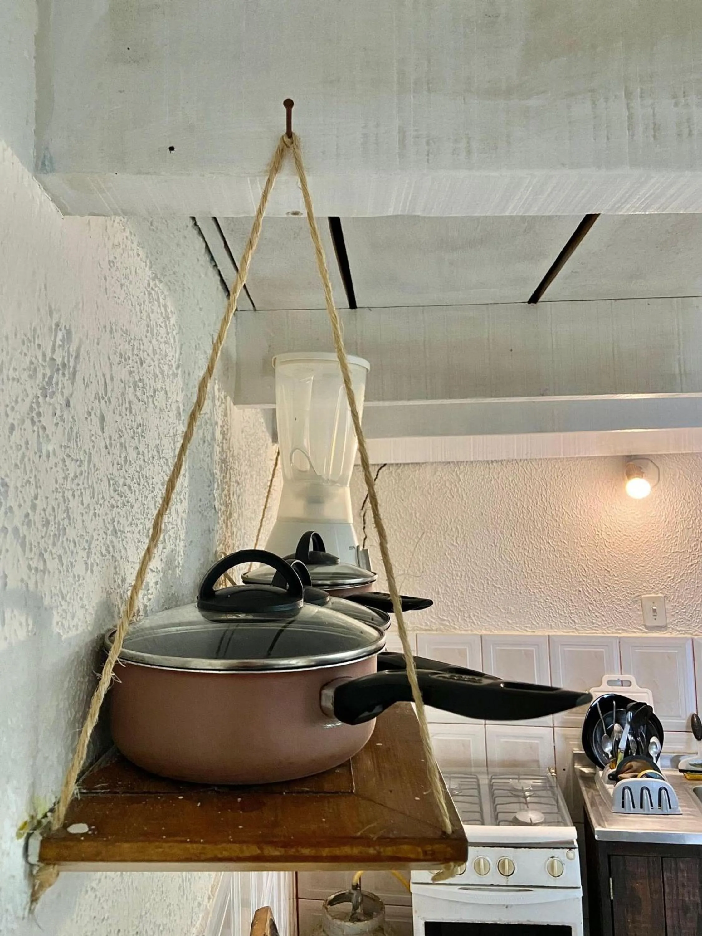 Kitchen or kitchenette in Pousada Maré Alta - MARESIAS