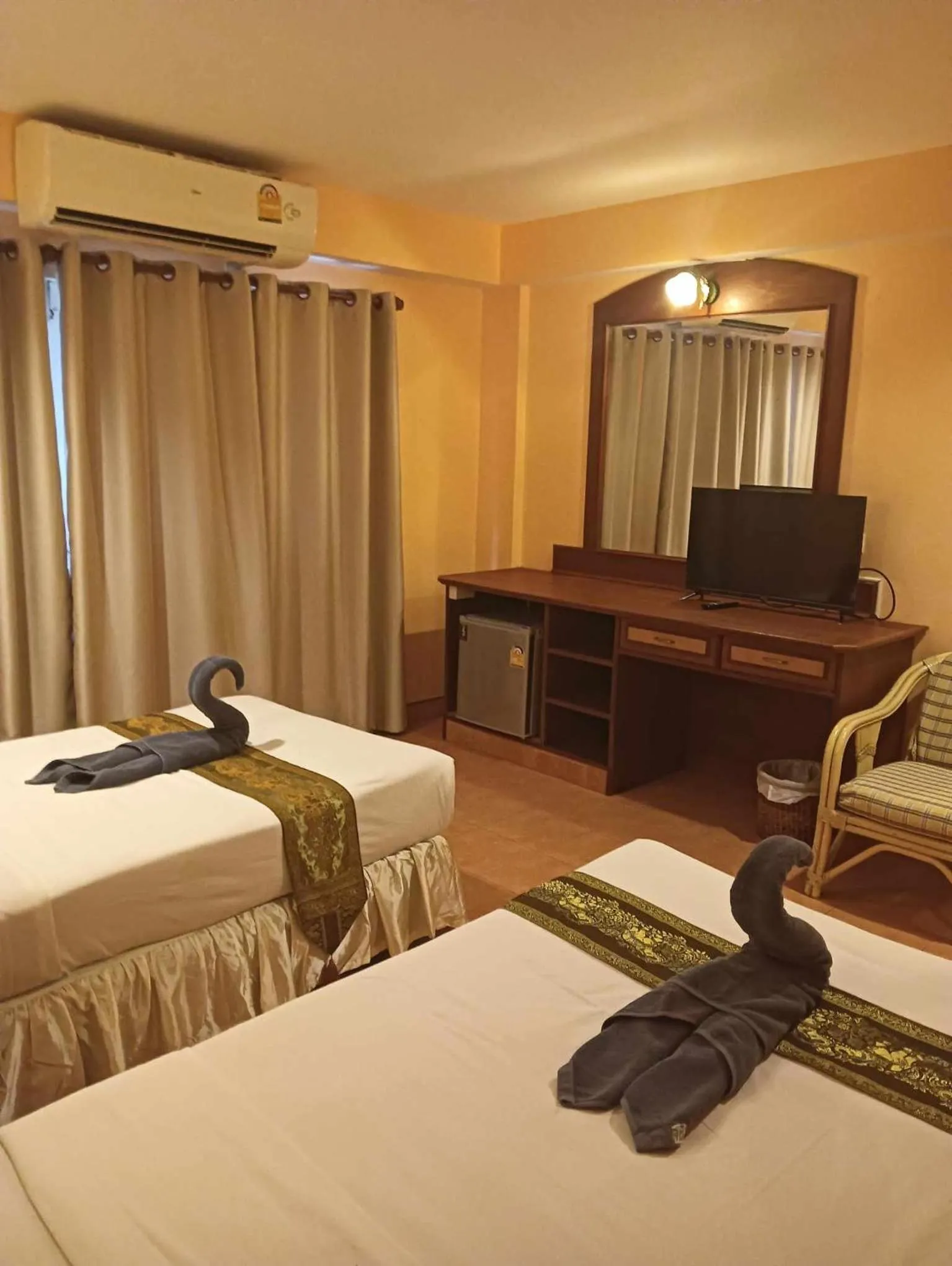 Bed in Nid Huahin Hotel