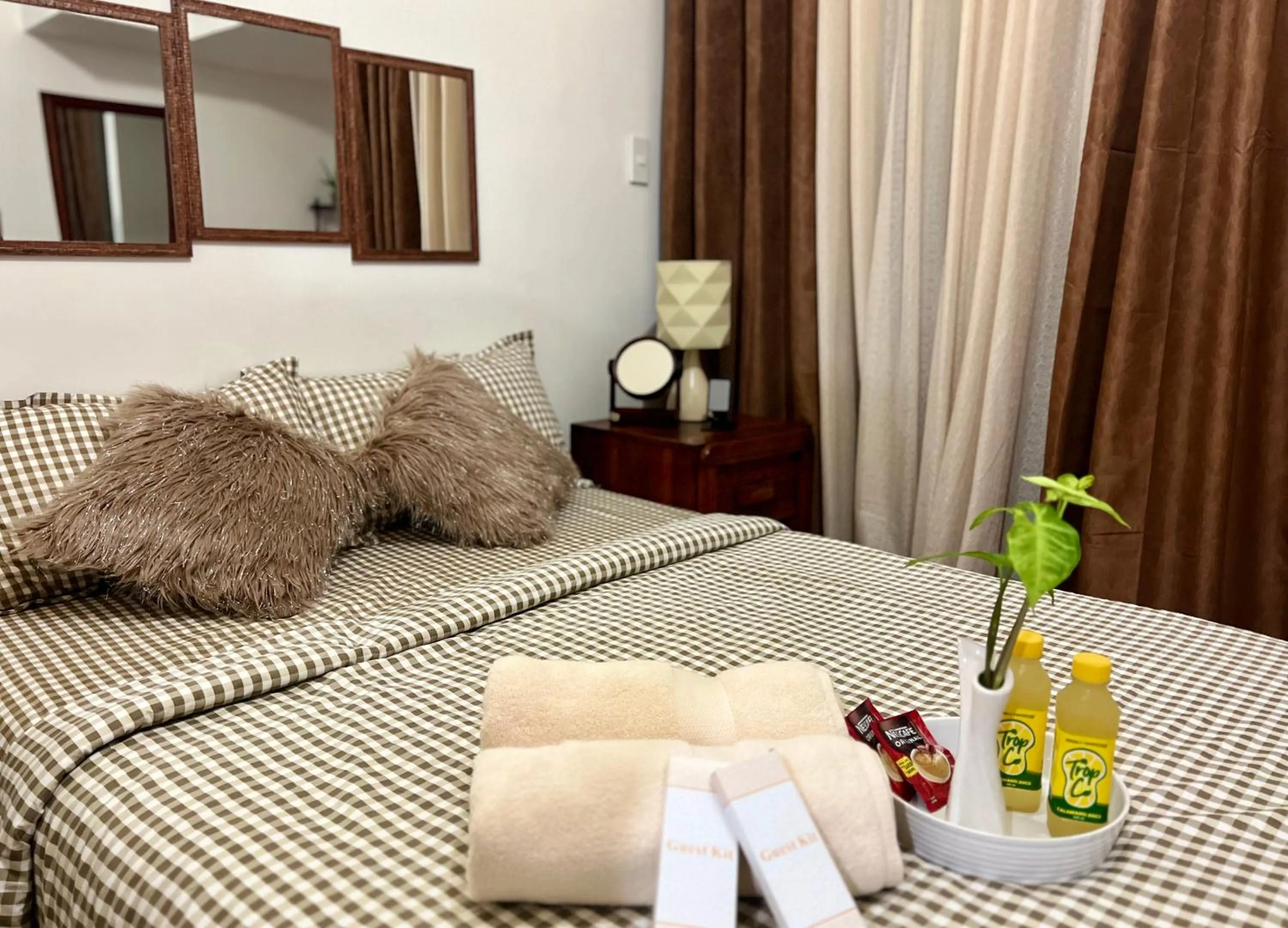 Bed in Inspiria Condominium Tower, beside Abreeza Ayala Mall, Davao City