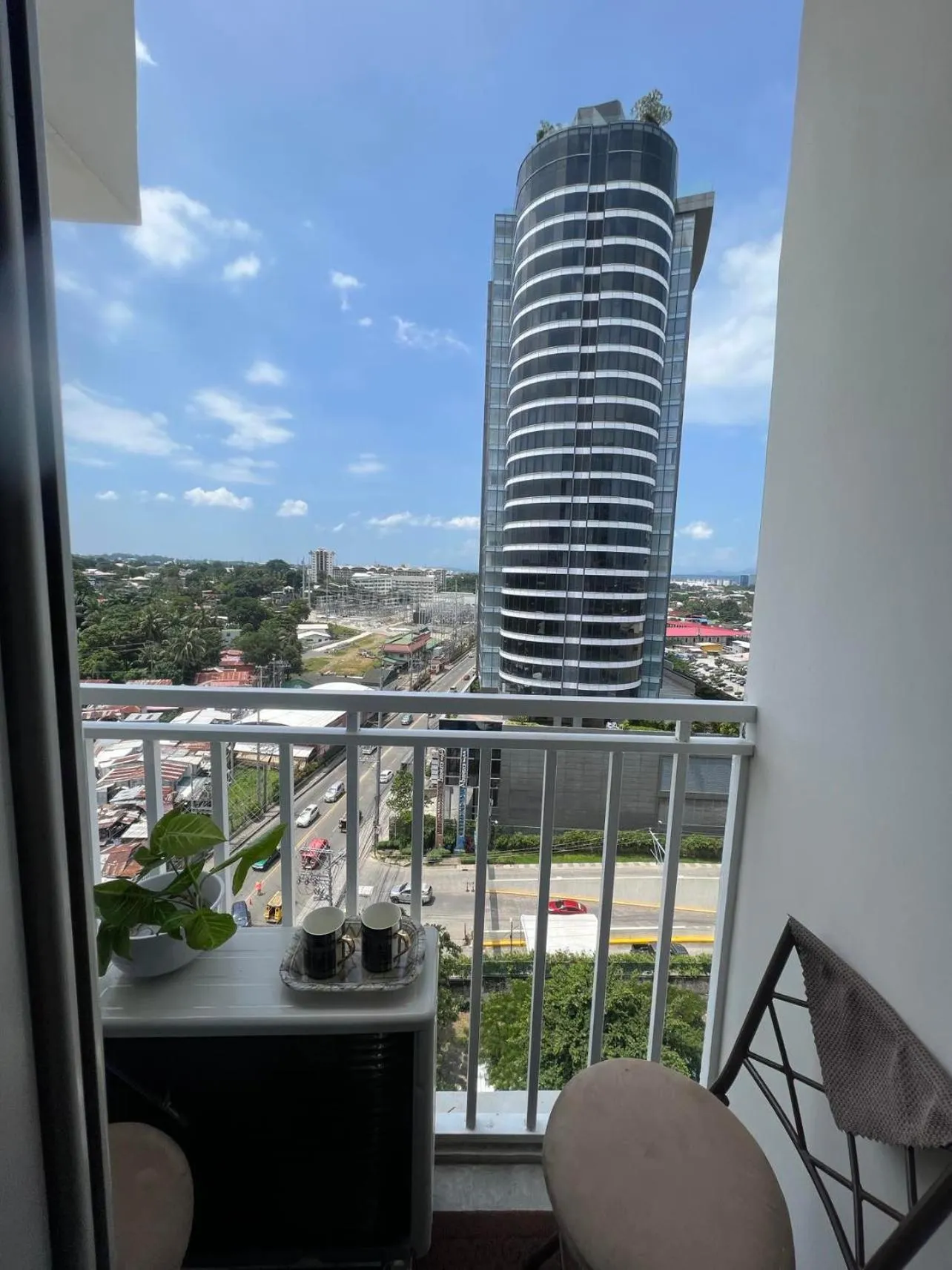 Balcony/Terrace in Inspiria Condominium Tower, beside Abreeza Ayala Mall, Davao City