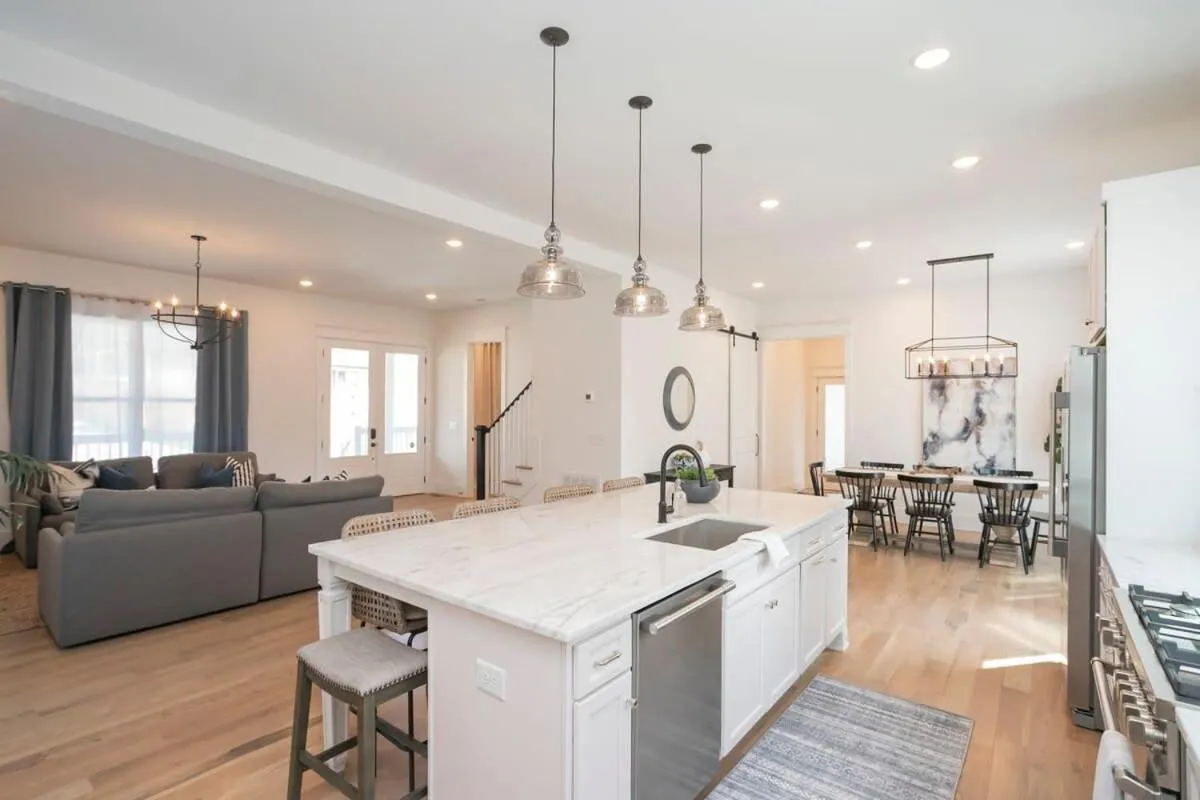 Custom Home Office Suite Game Room & Fire pit