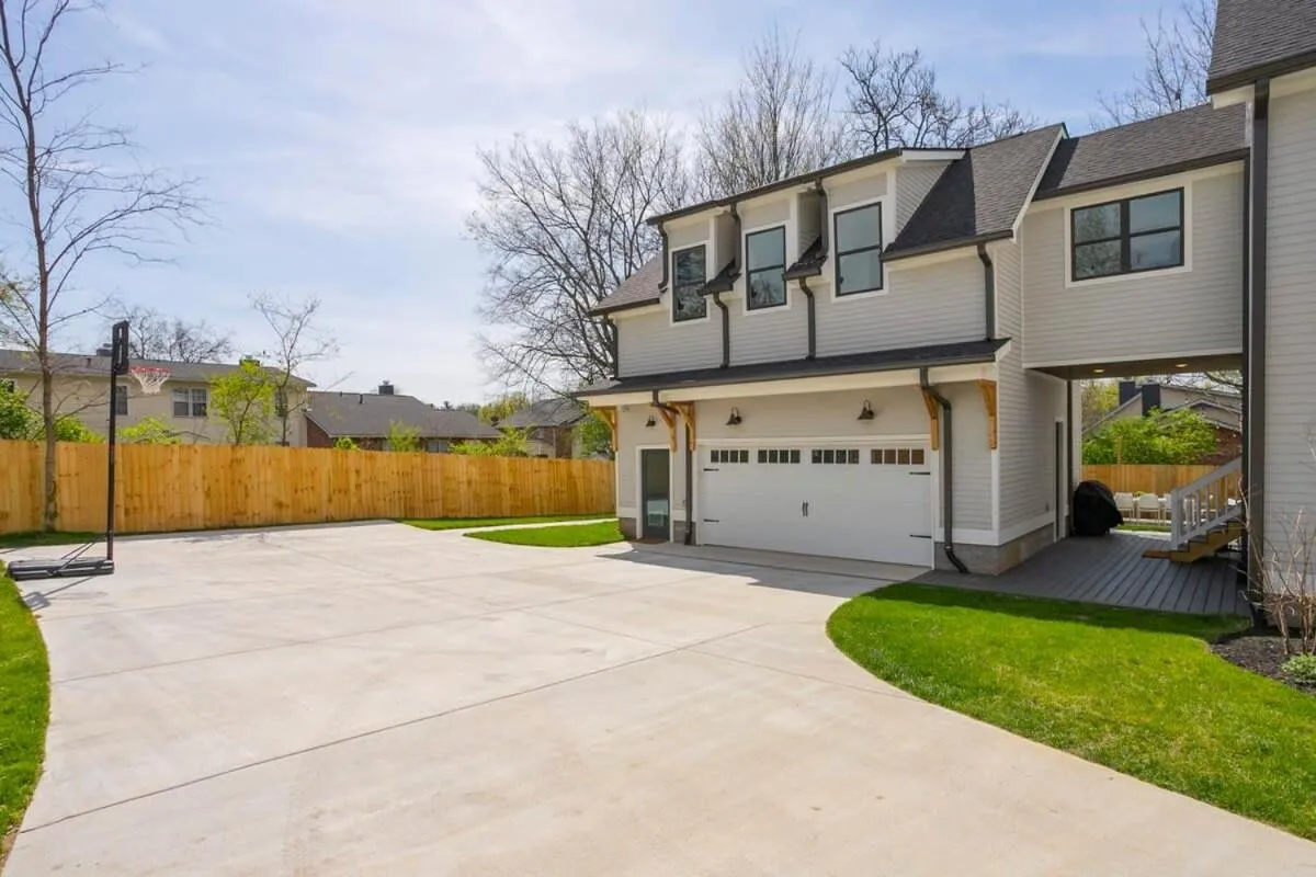 Custom Home Office Suite Game Room & Fire pit