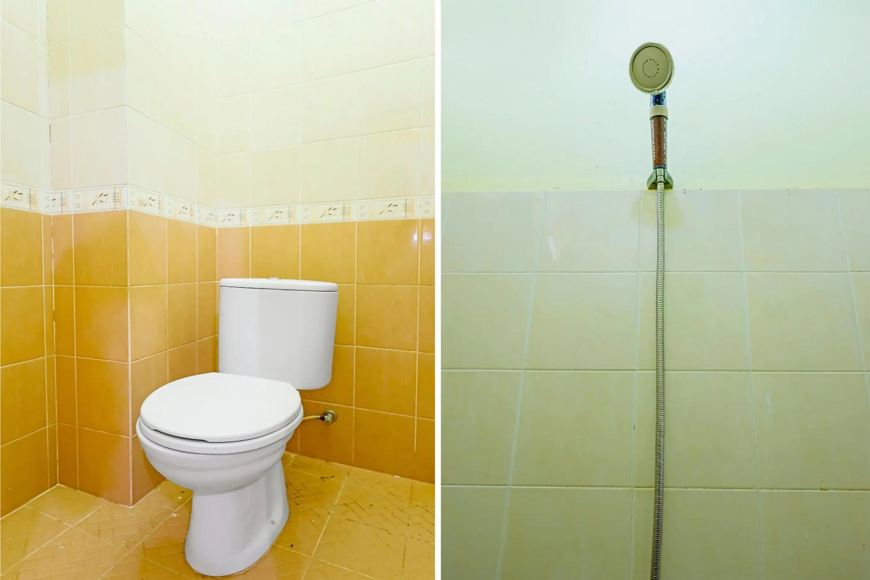 Bathroom in Hotel O Paris SyariahNearTempat Makan Pagi Sore Nohil