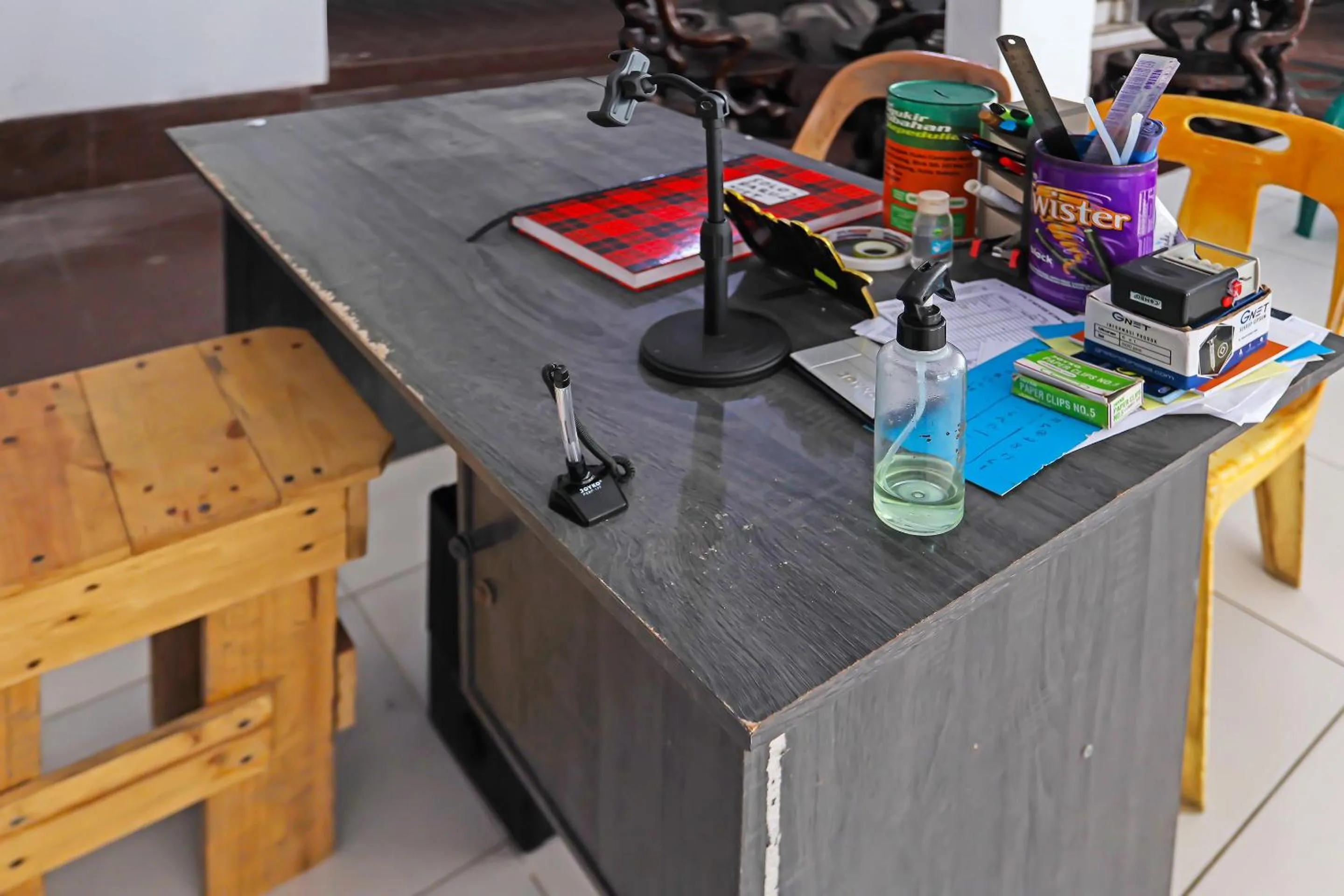 Lobby or reception in Hotel O Paris SyariahNearTempat Makan Pagi Sore Nohil