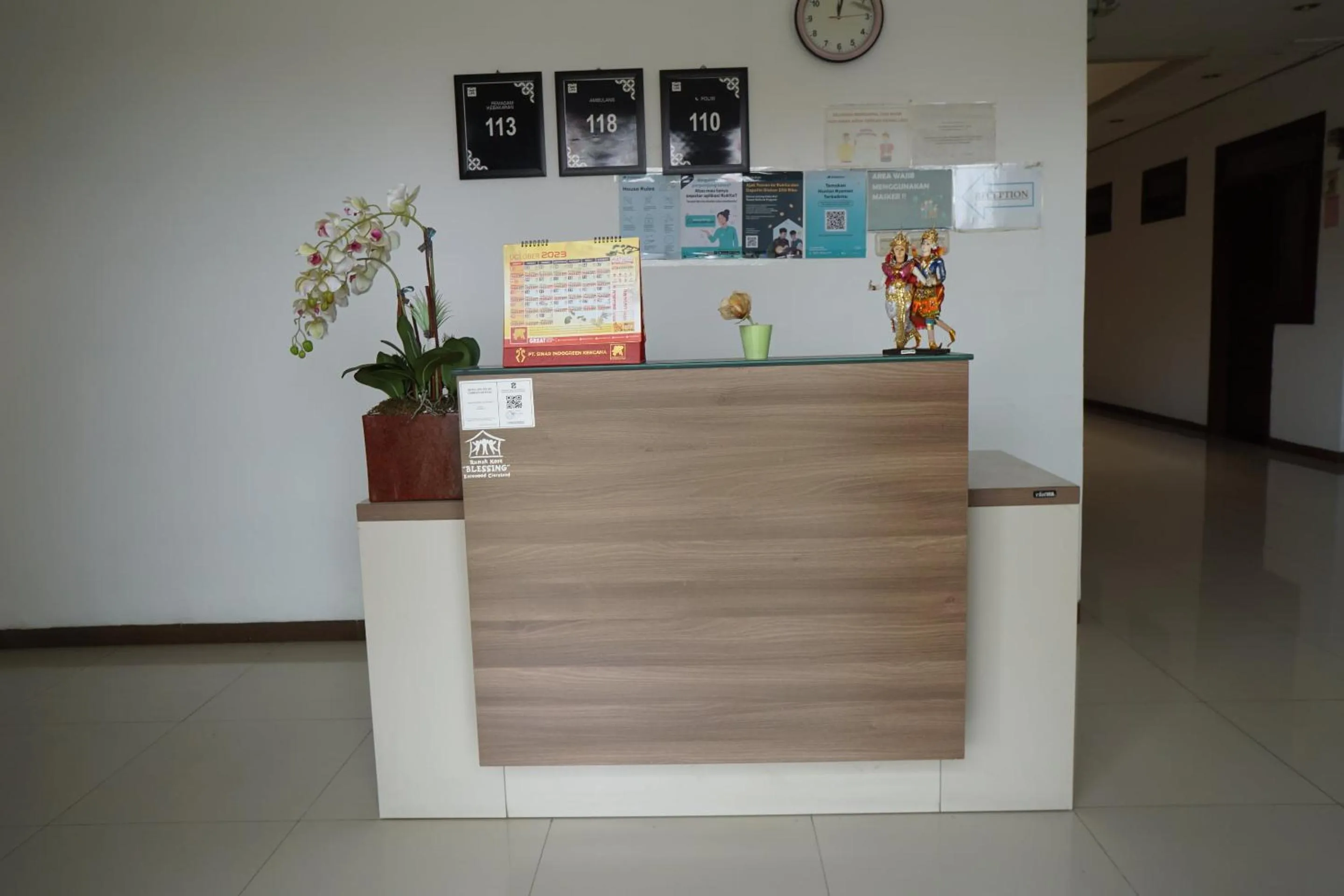 Lobby or reception in OYO 92863 Hotel Blessing