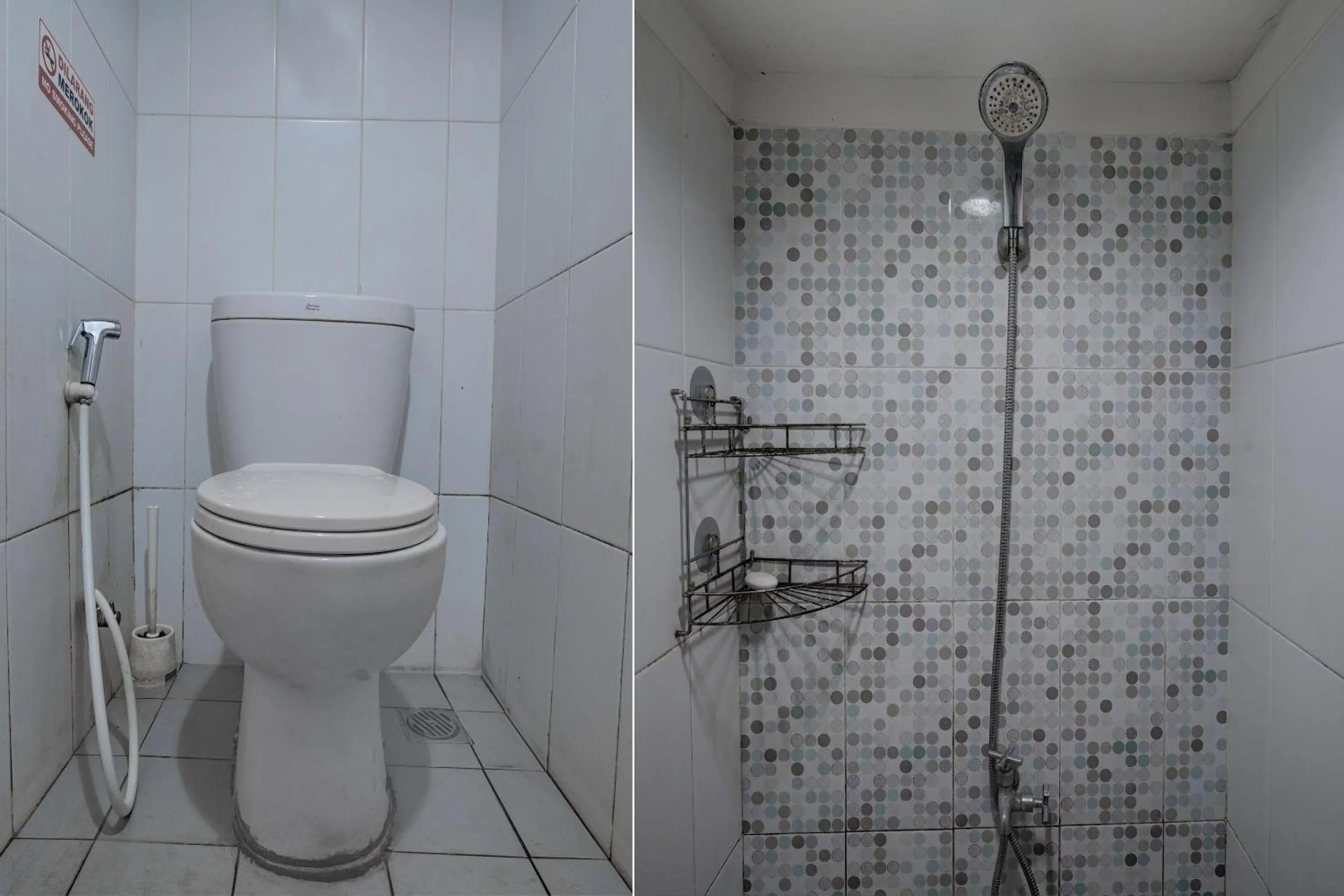 Bathroom in Collection O 92870 Apartement Grand Sentraland Karawang By Ipul