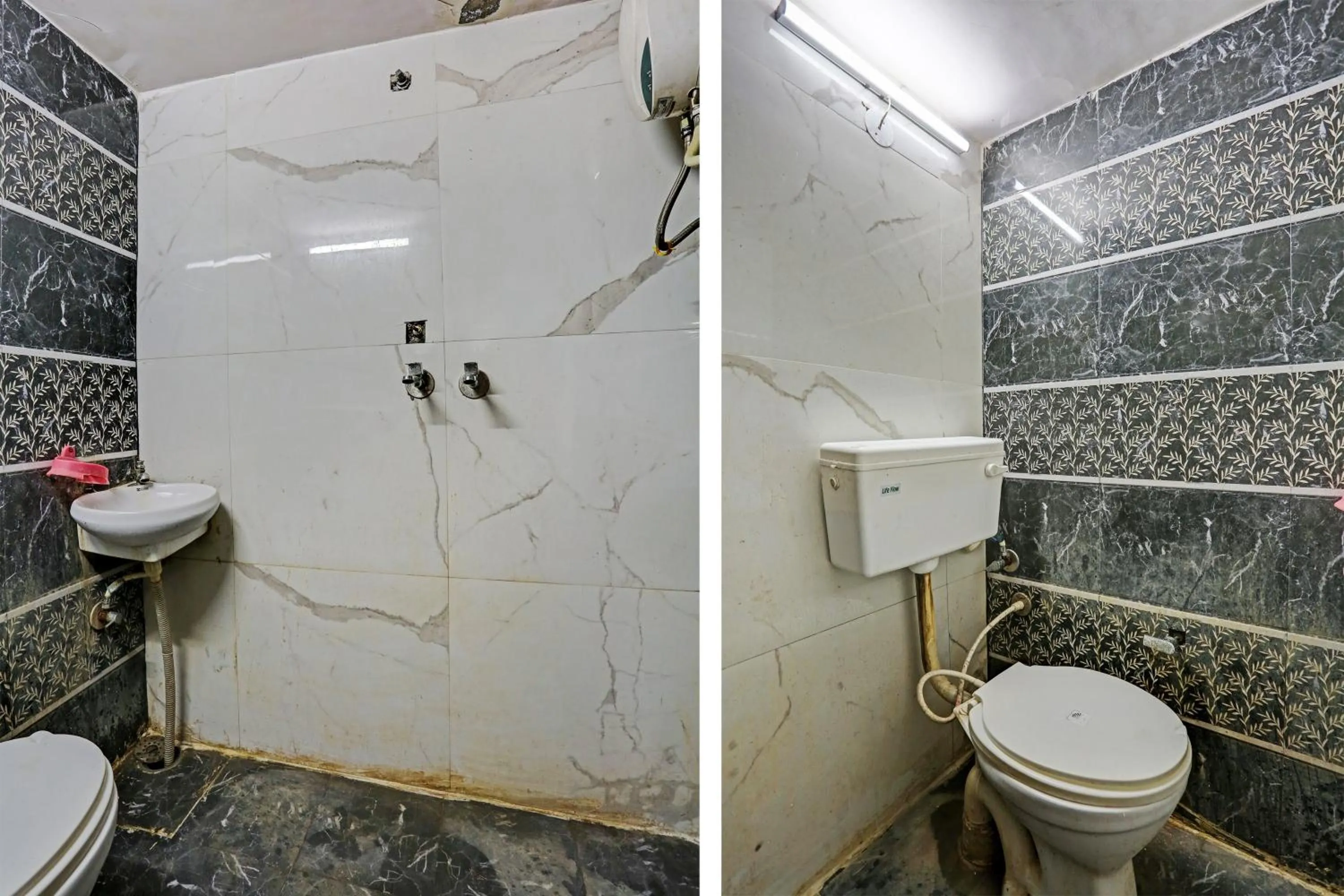 Bathroom in Hotel O Saffron Night Stay