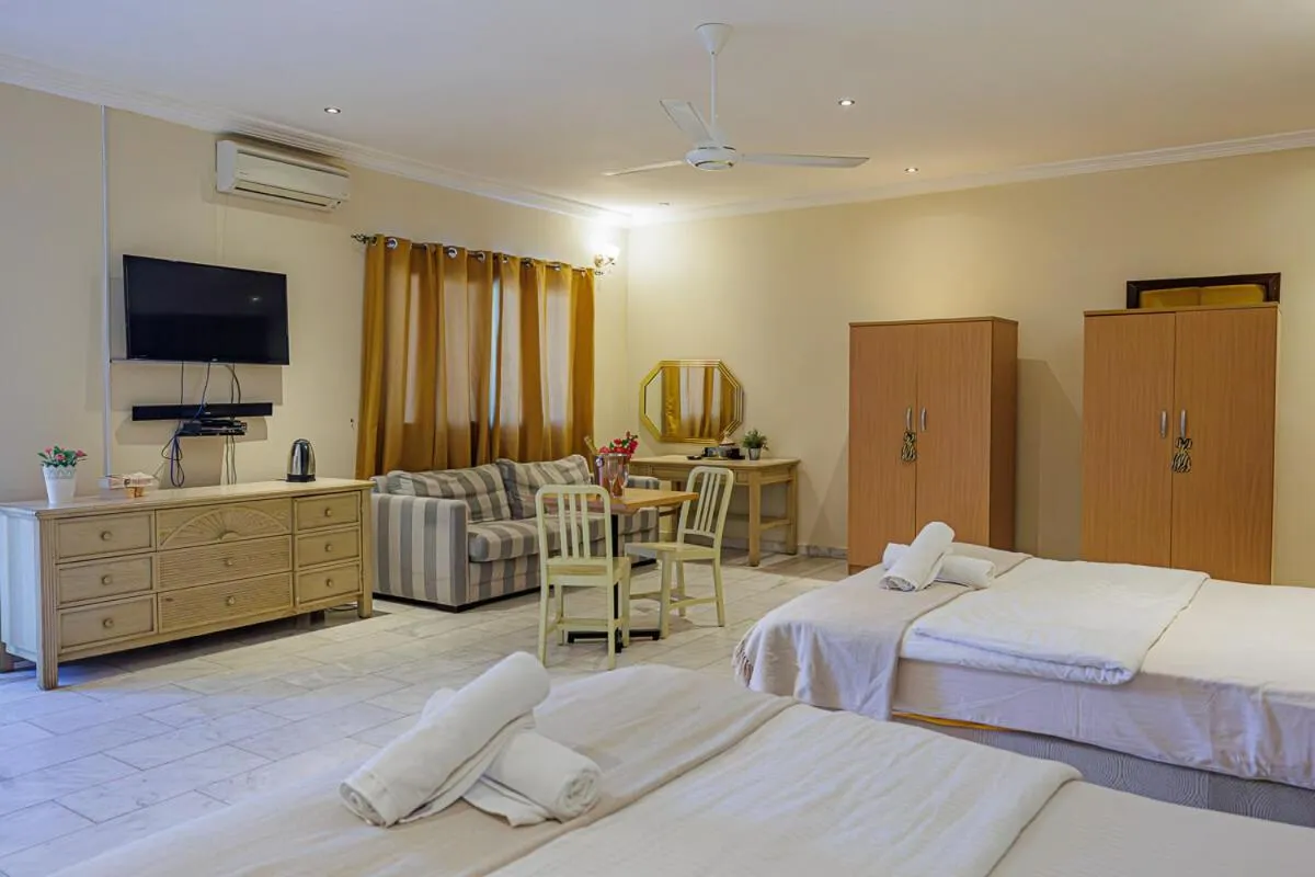 Seating area, Bed in Ocean Villa Heights