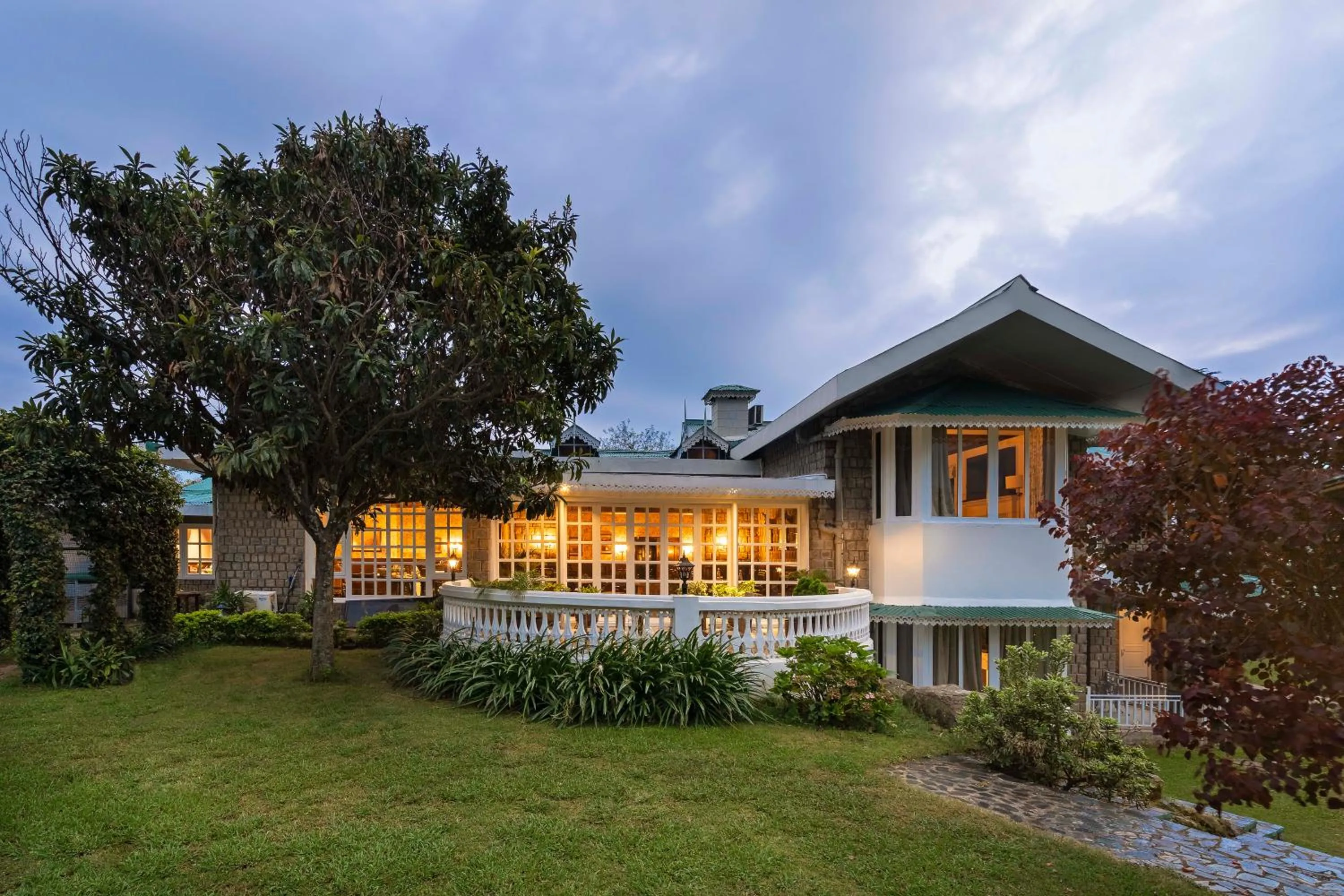 Facade/entrance in Brij Anayra Dharamshala - A Himalayan Luxury Retreat