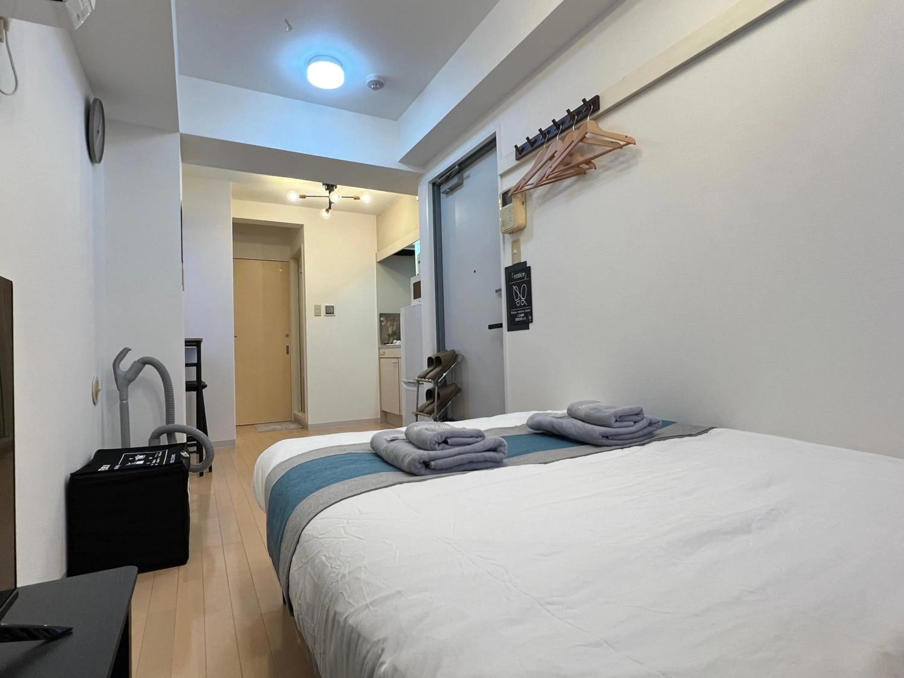 Bed in nestay apartment tokyo itabashi