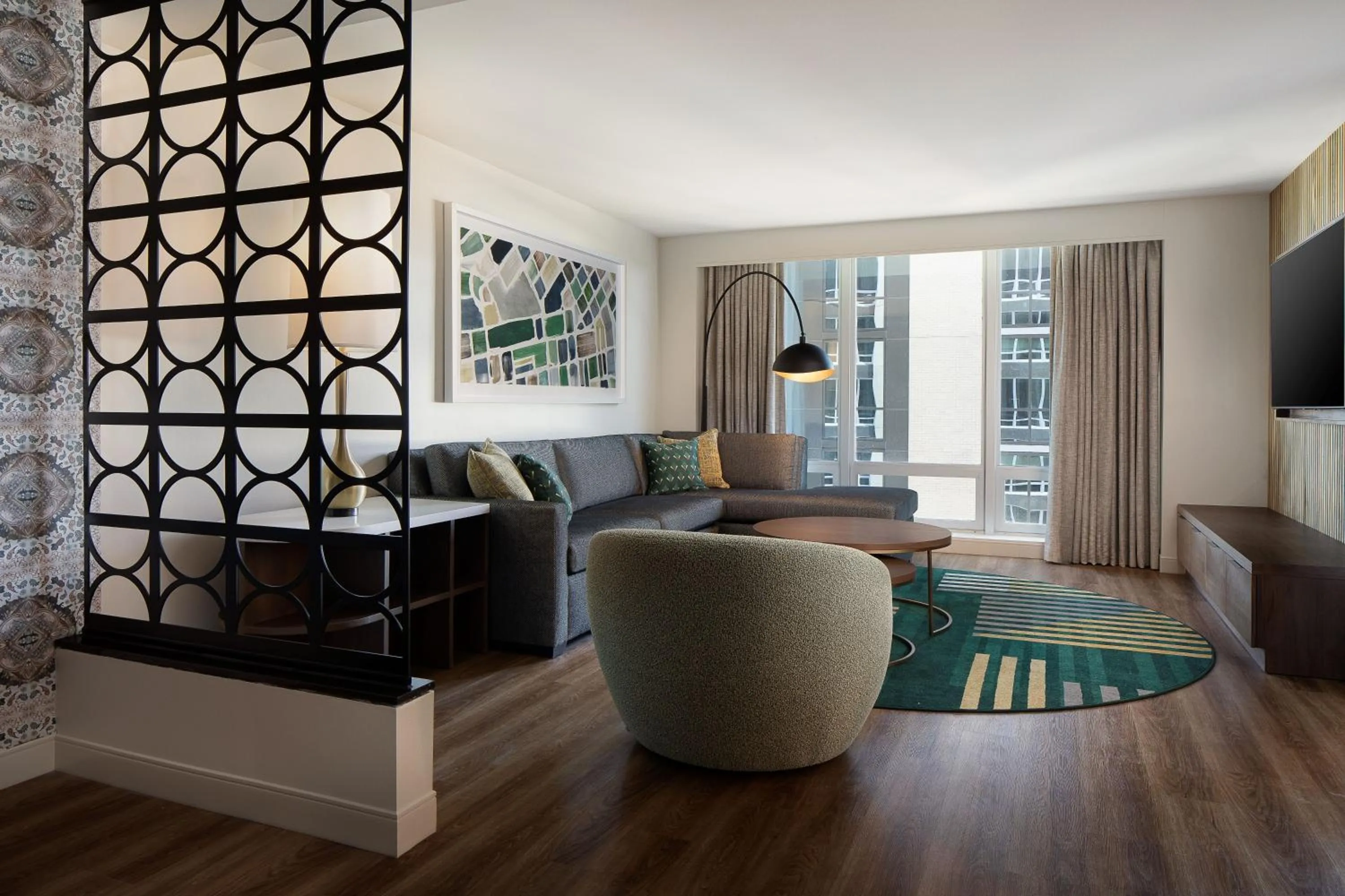 Living room in Le Meridien Fort Worth Downtown