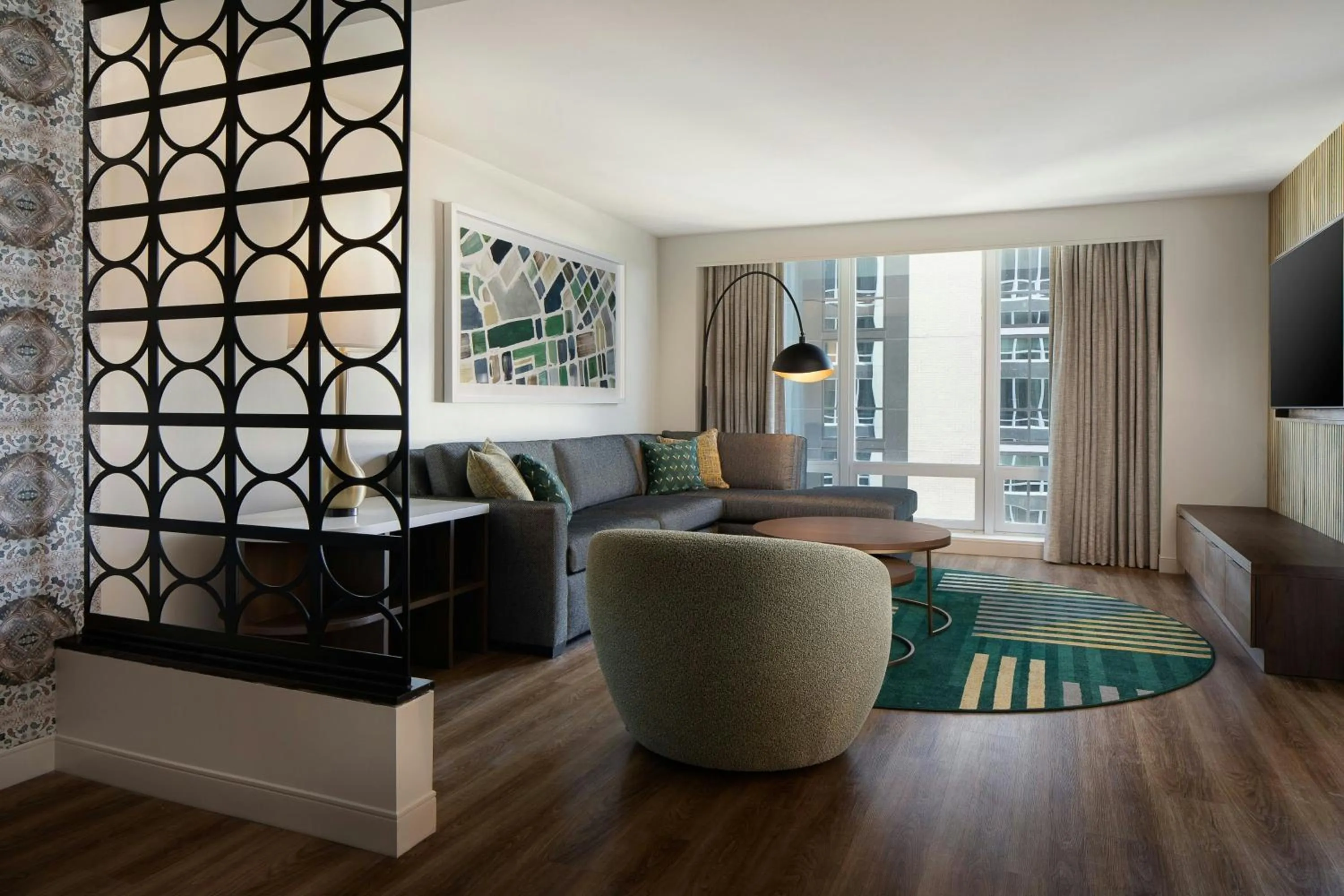 Living room in Le Meridien Fort Worth Downtown