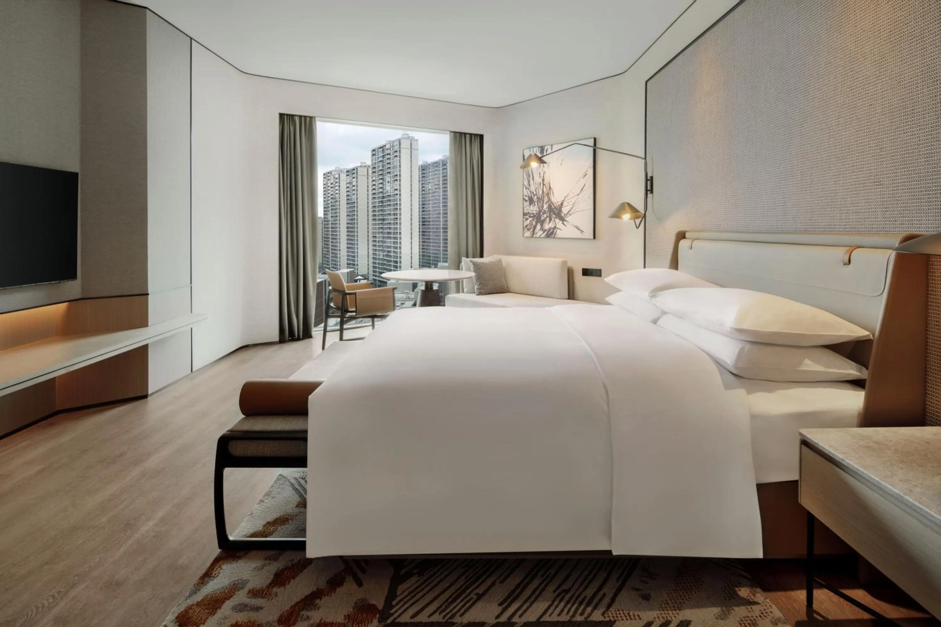 Bedroom, Bed in Sheraton Taizhou