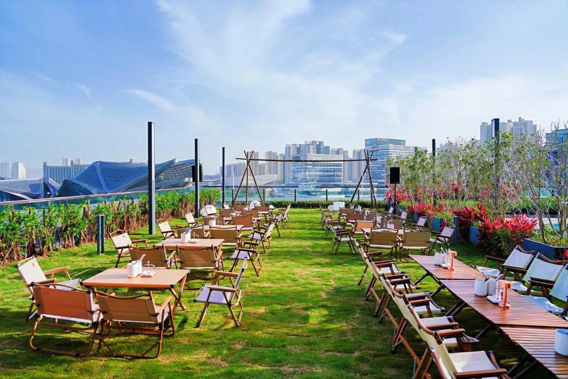 Garden in Zhuhai Marriott Hotel Jinwan