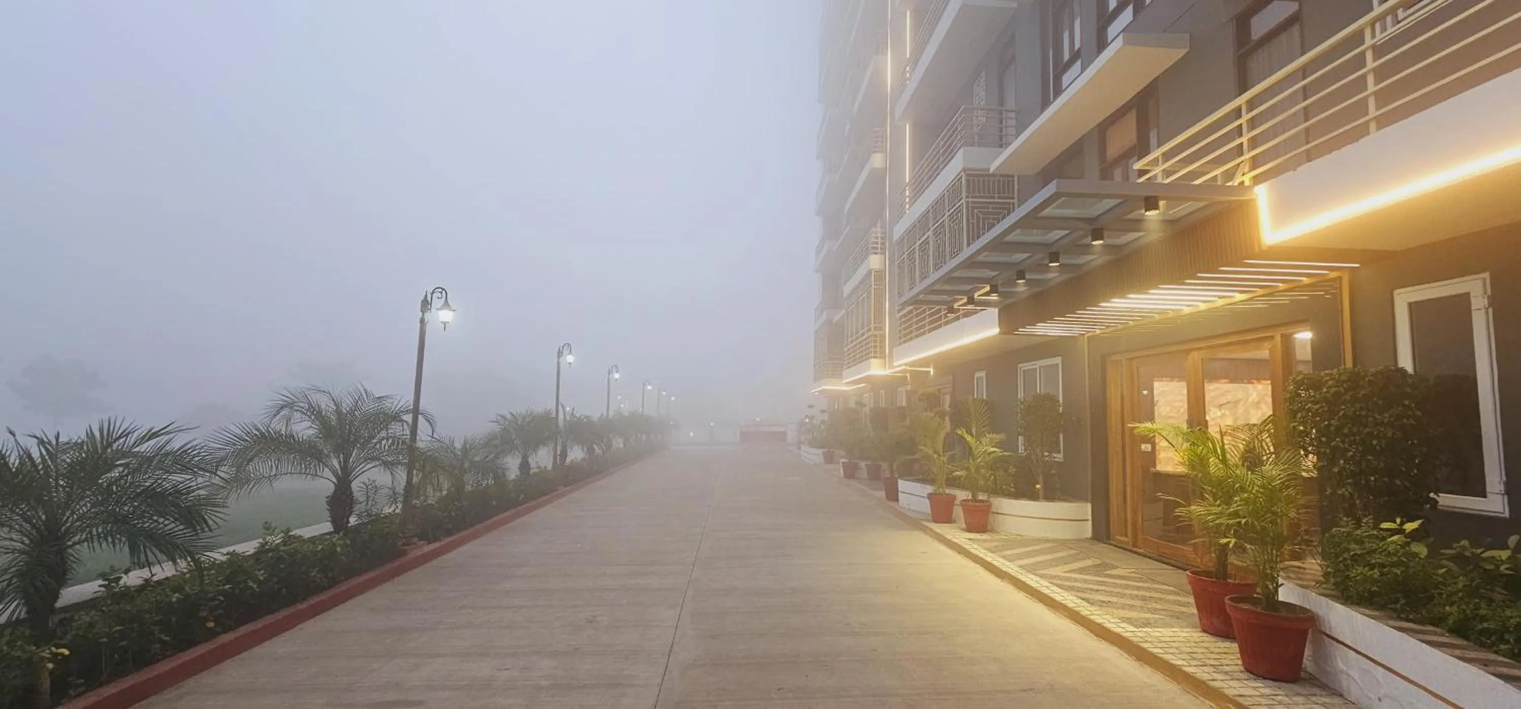 Parking in The Grand ND Resort- Kanha Tulsi Heights Behind Prem Mandir