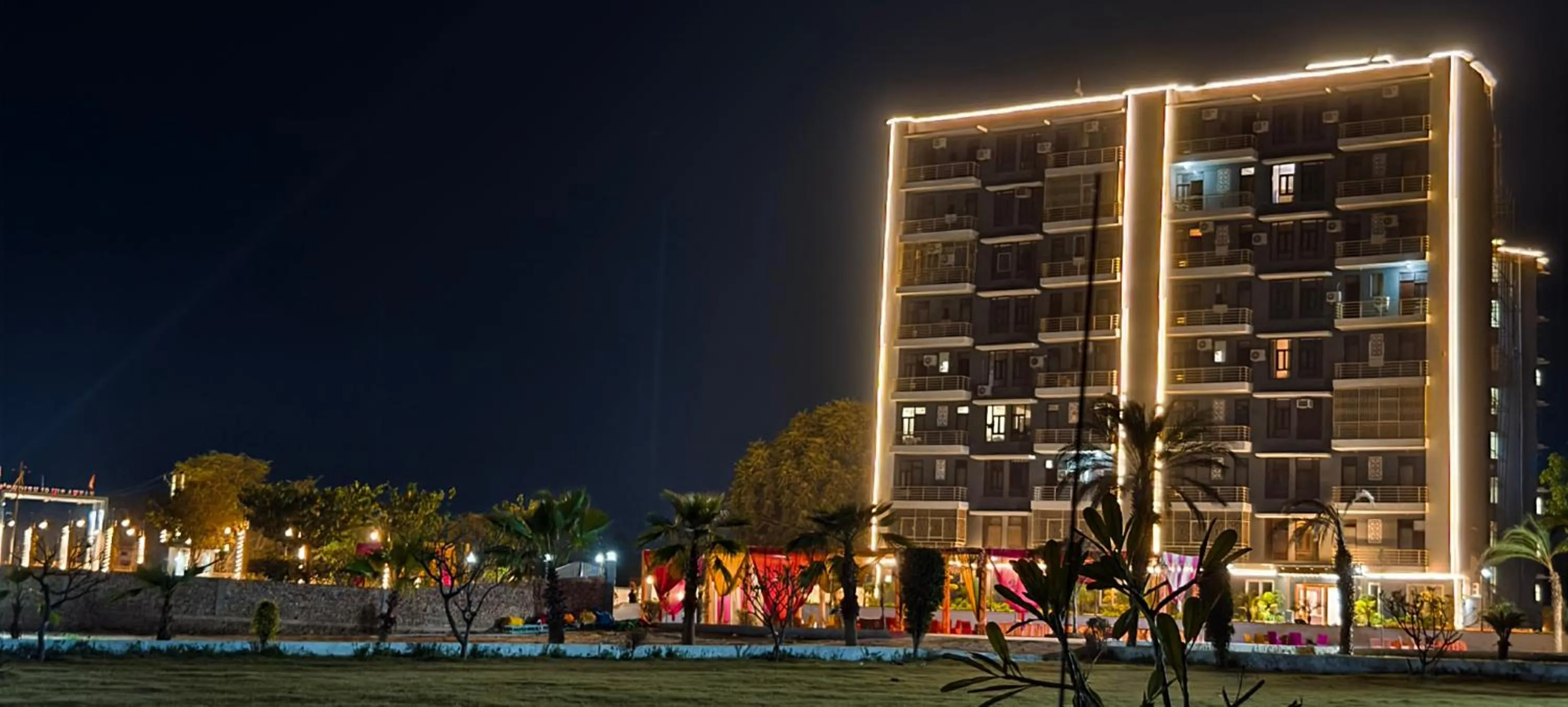 Property building in The Grand ND Resort- Kanha Tulsi Heights Behind Prem Mandir