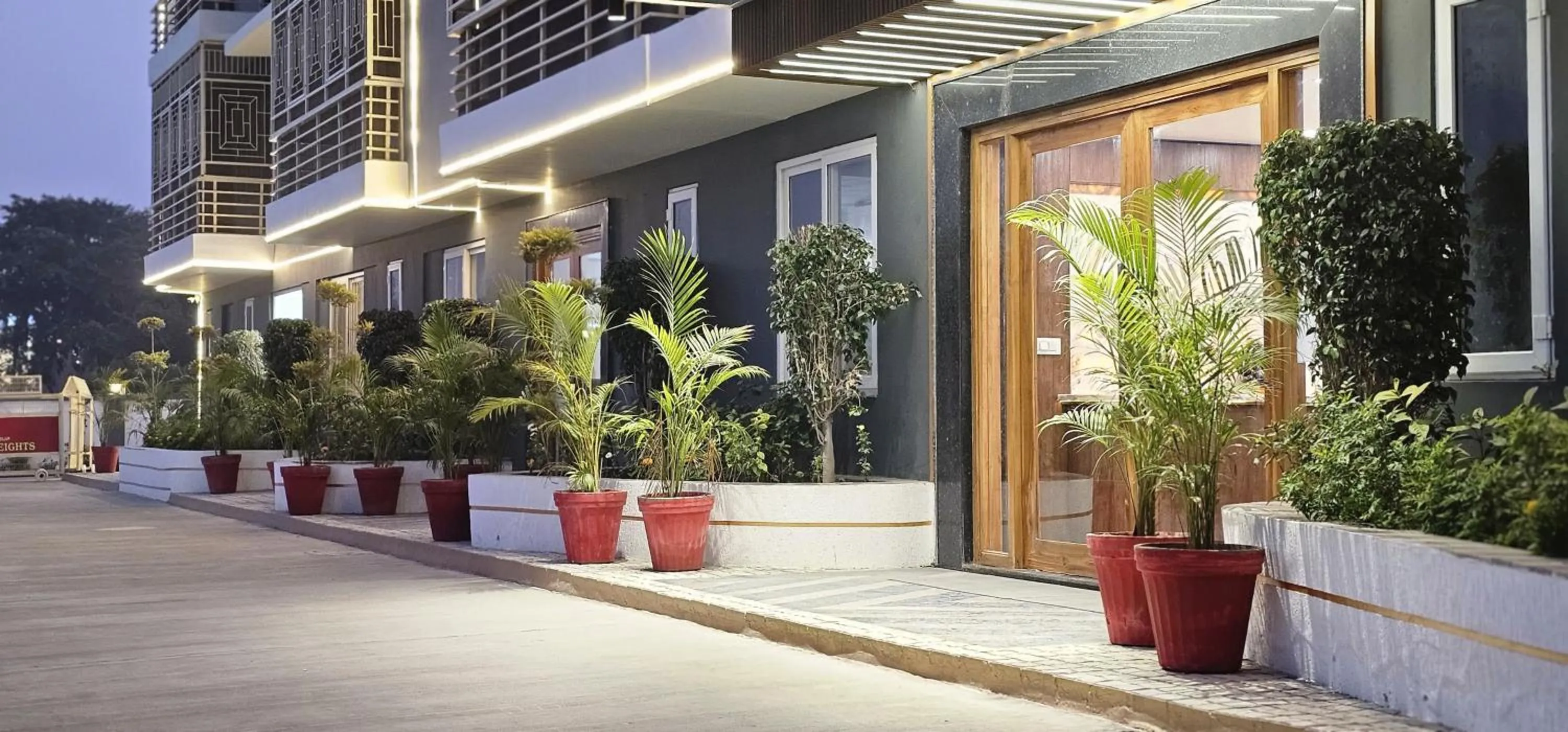 Facade/entrance in The Grand ND Resort- Kanha Tulsi Heights Behind Prem Mandir