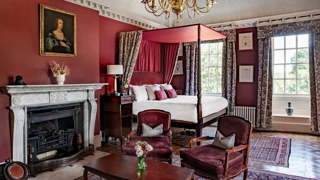 Living room in Chilston Park Hotel