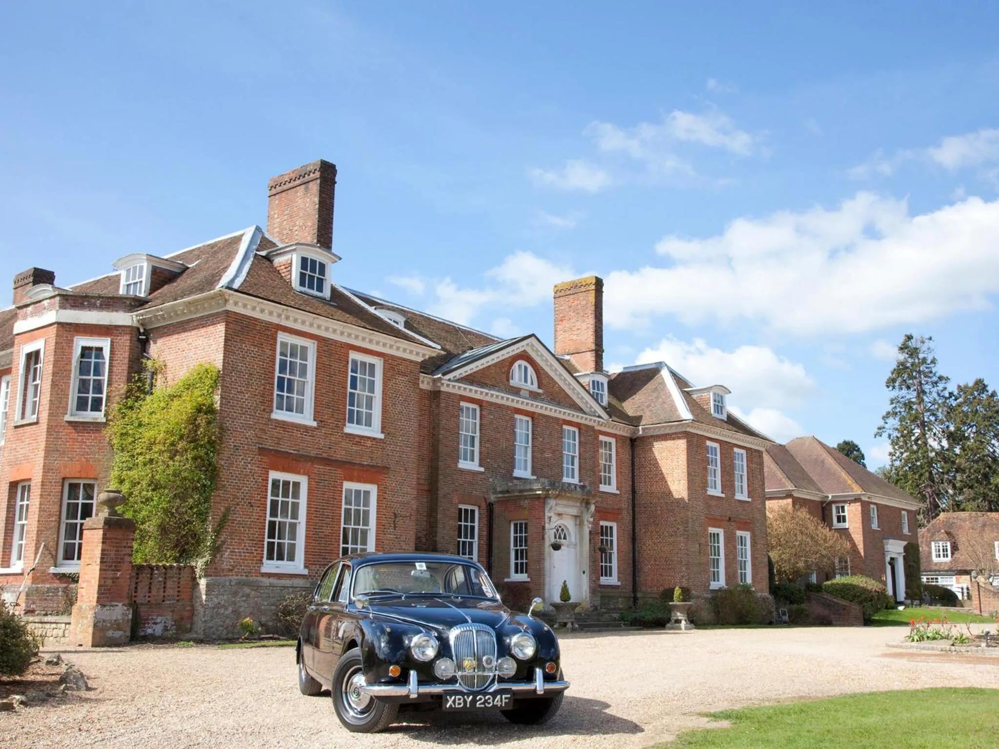 Facade/entrance in Chilston Park Hotel