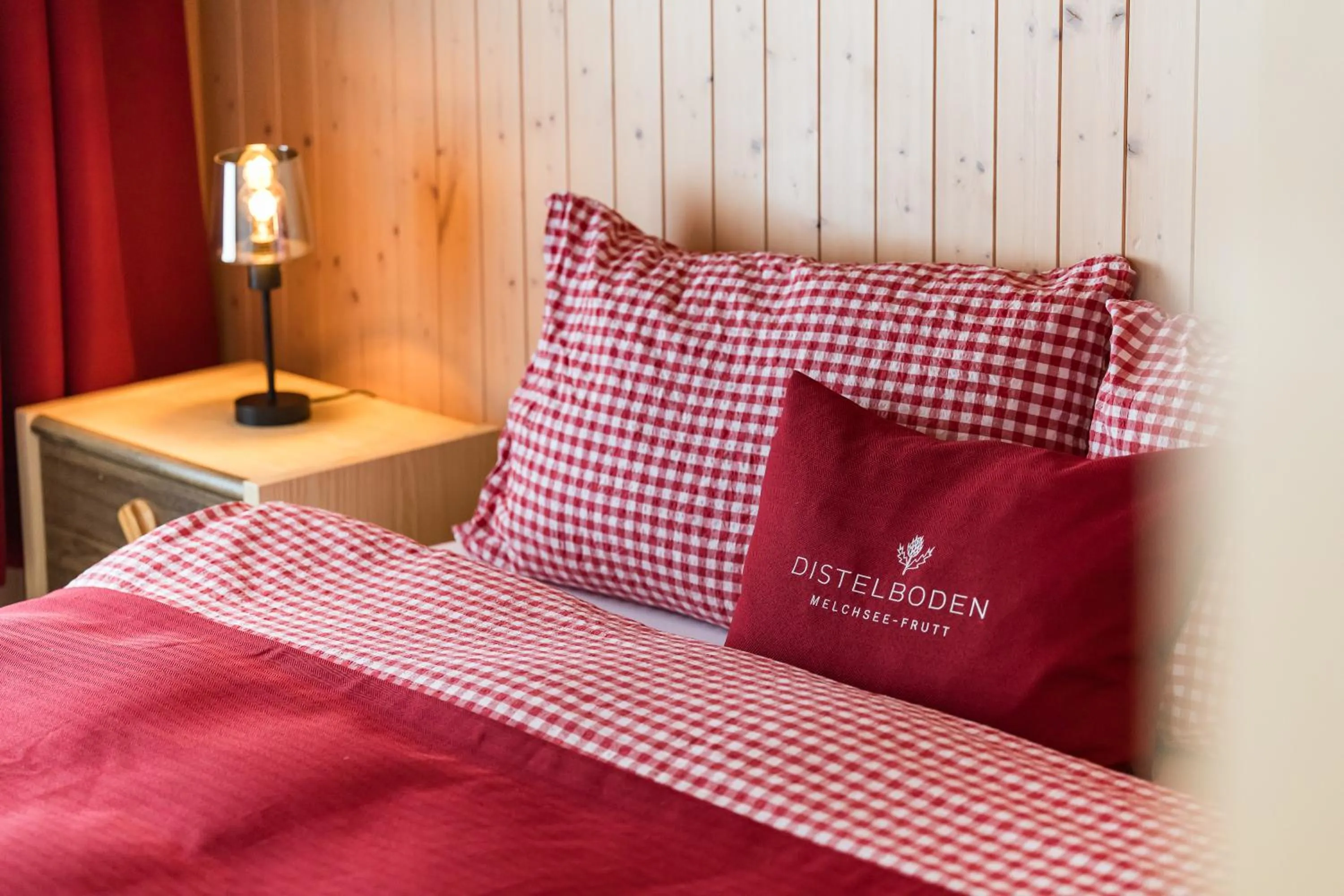 Bed in Berghotel Distelboden