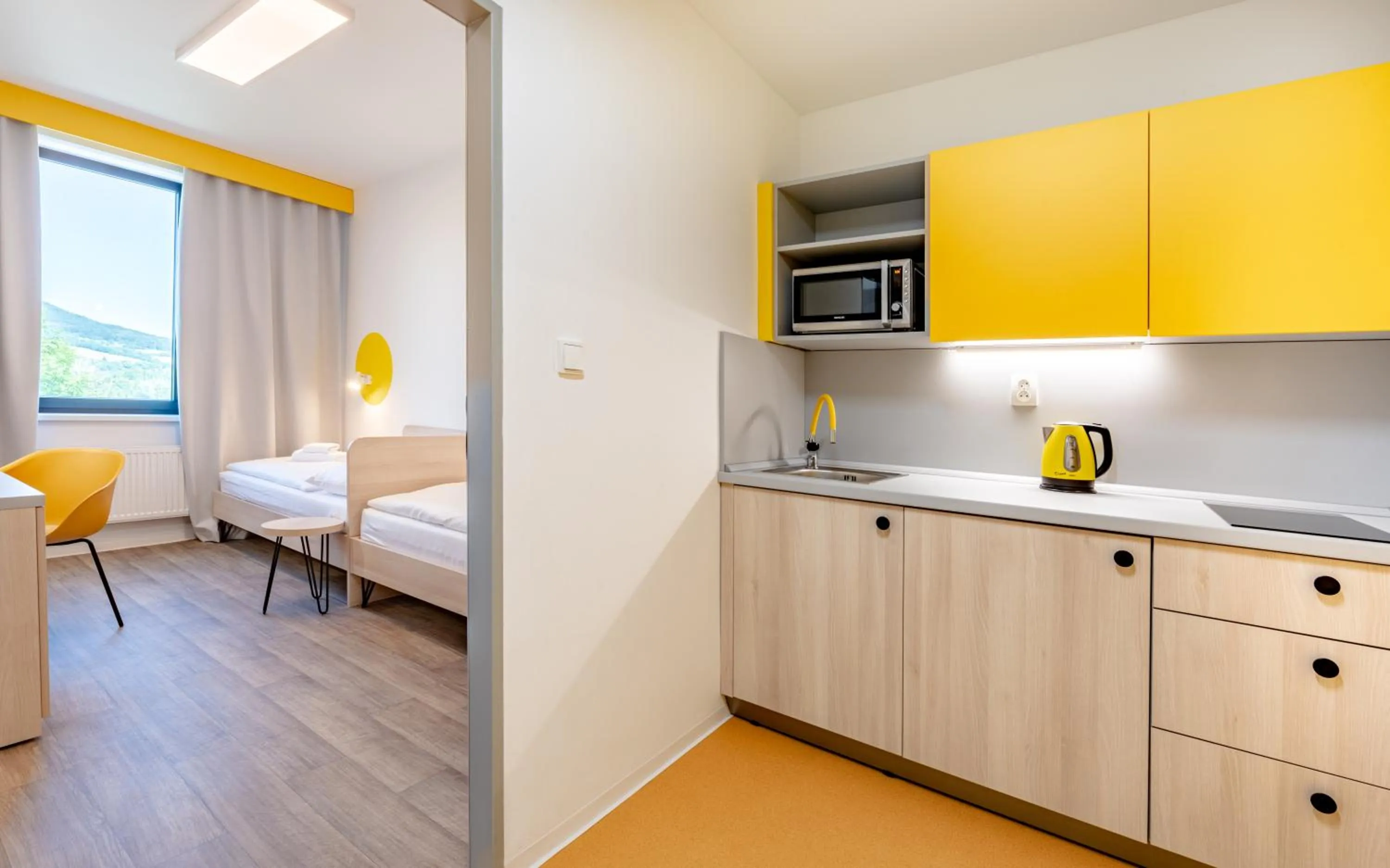 Bed in Hotel Active Stadium