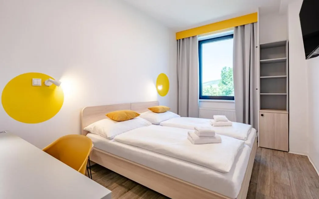 Bed in Hotel Active Stadium