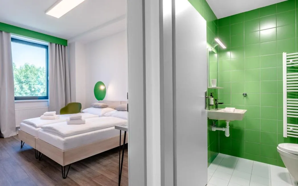 Bed in Hotel Active Stadium