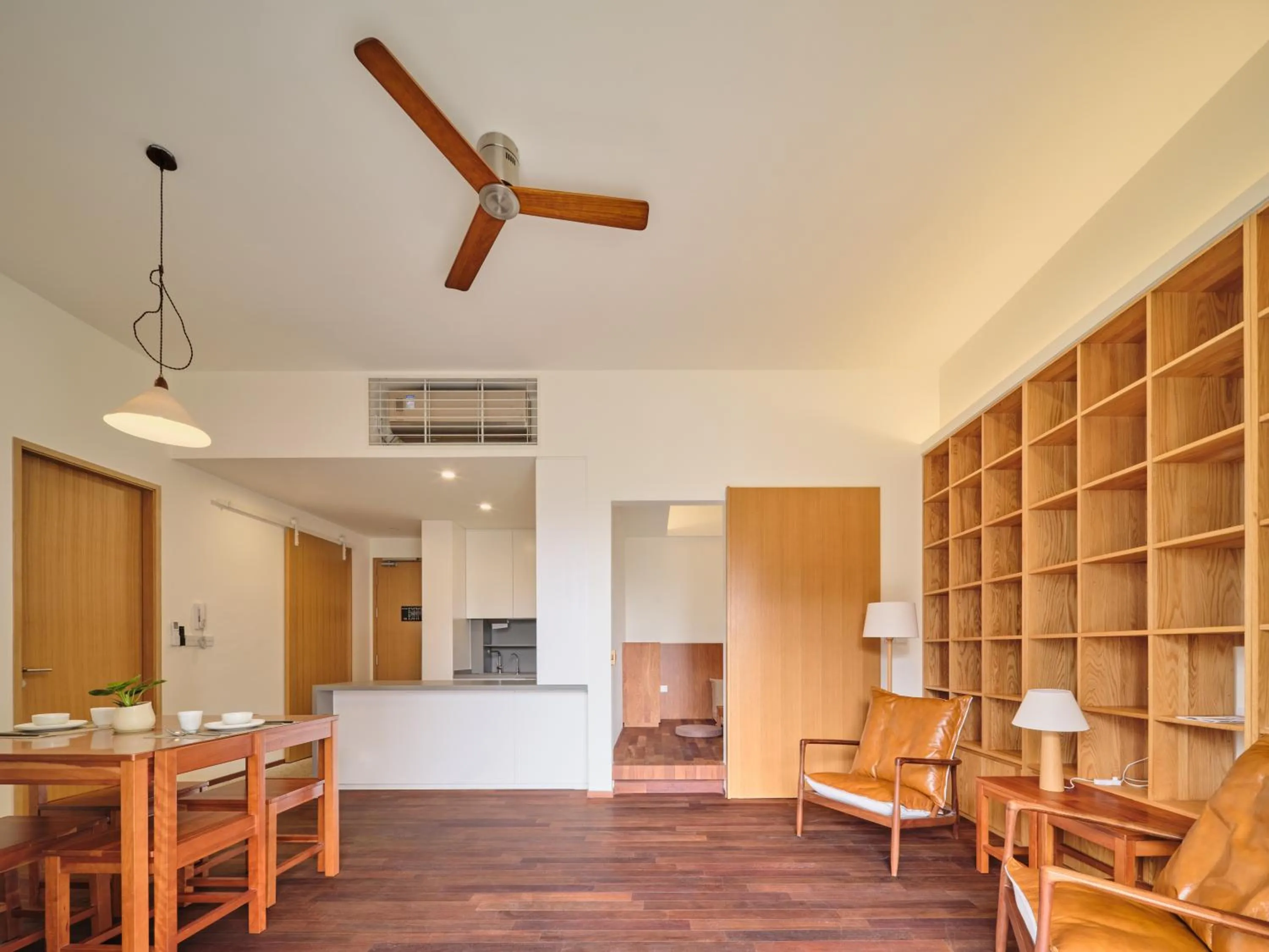 Living room in Wutong Hotel Apartment Bao'an Center