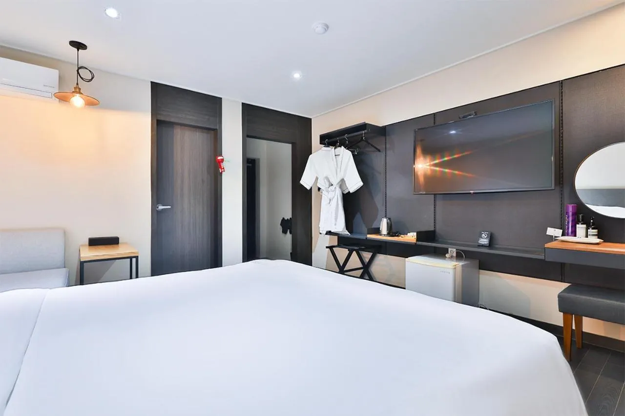 Bed in The First Hotel