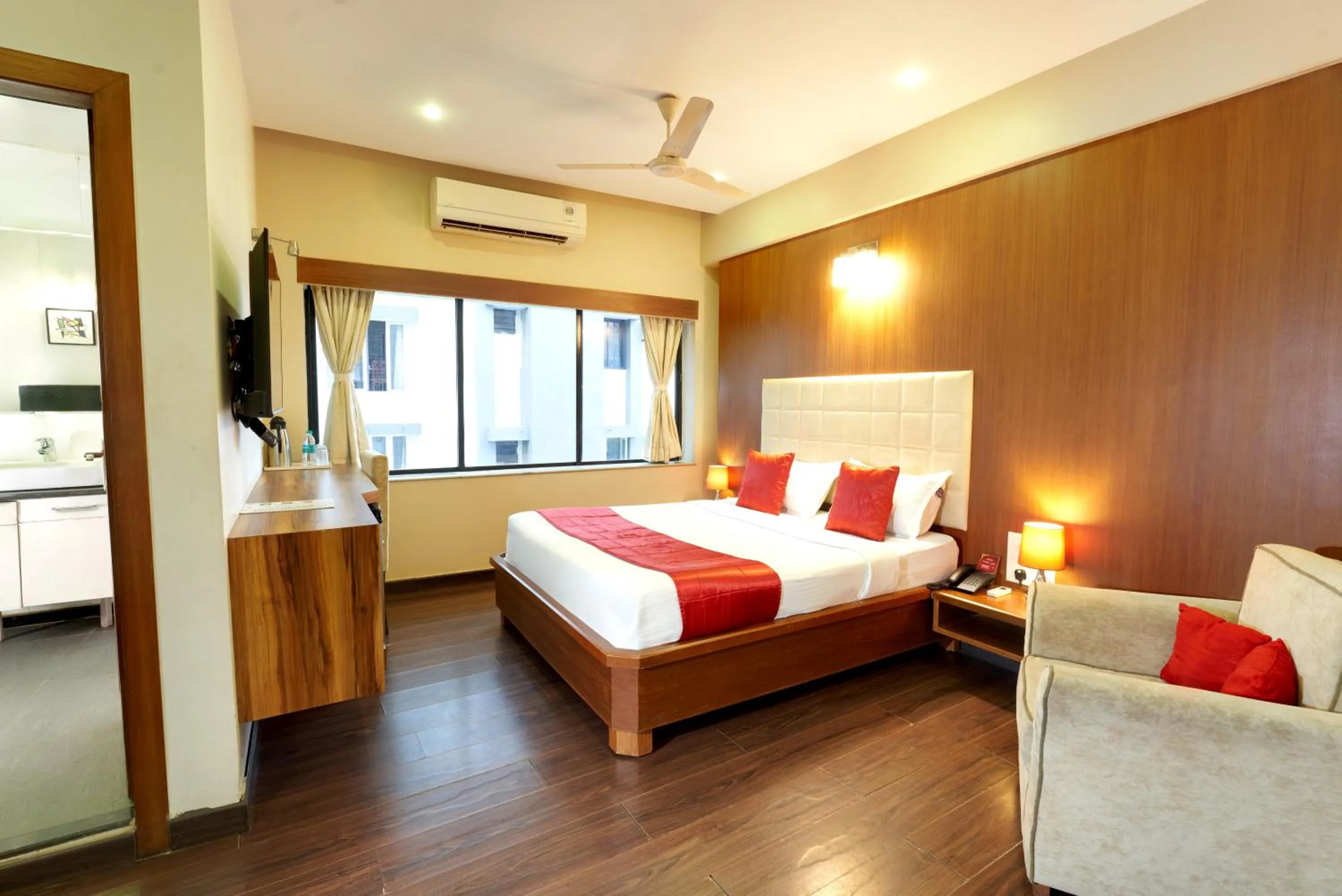 Photo of the whole room, Bed in Hotel Prestige, Mangalore