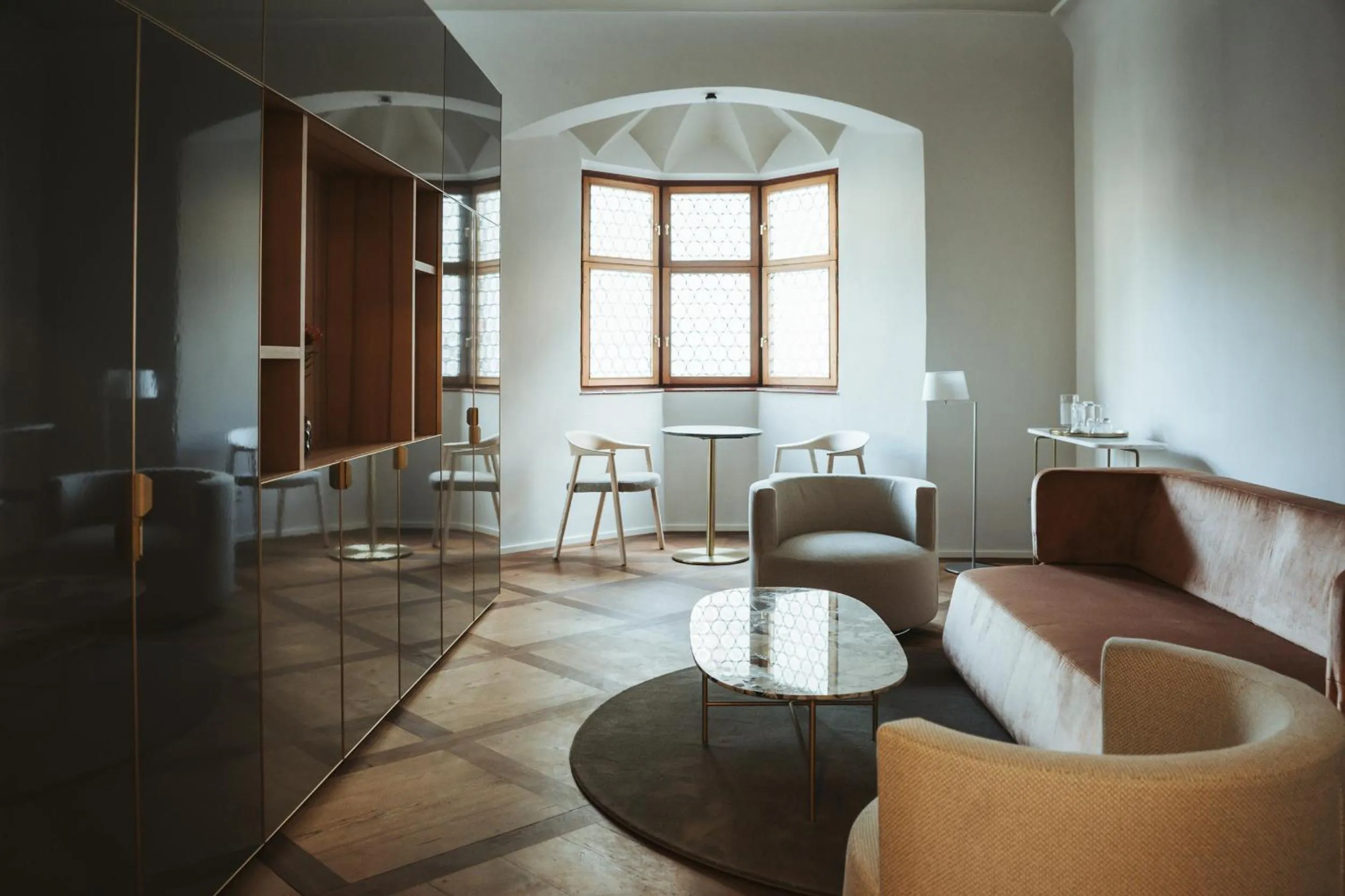 Living room in Arthotel Lasserhaus
