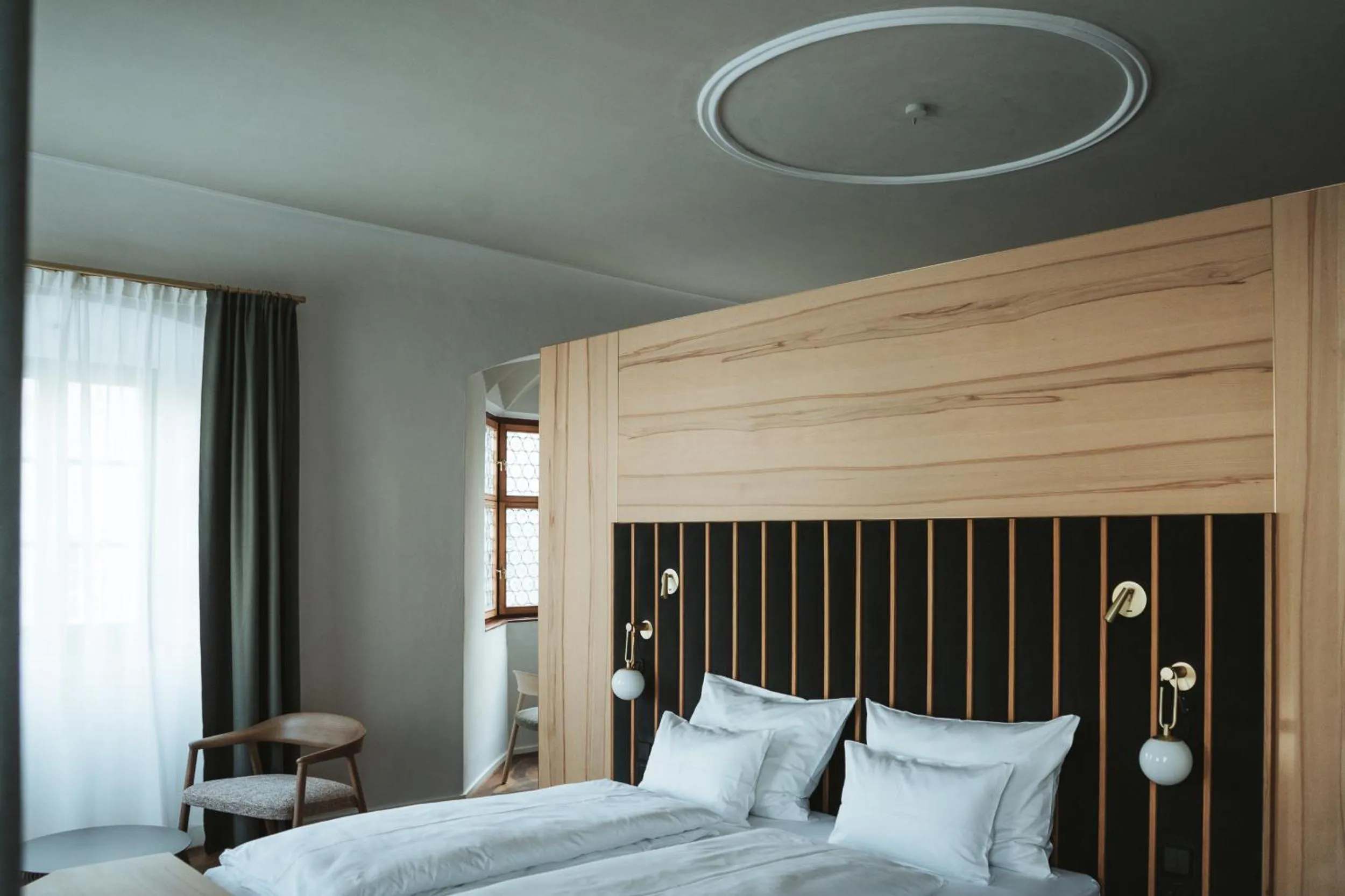 Bed in Arthotel Lasserhaus