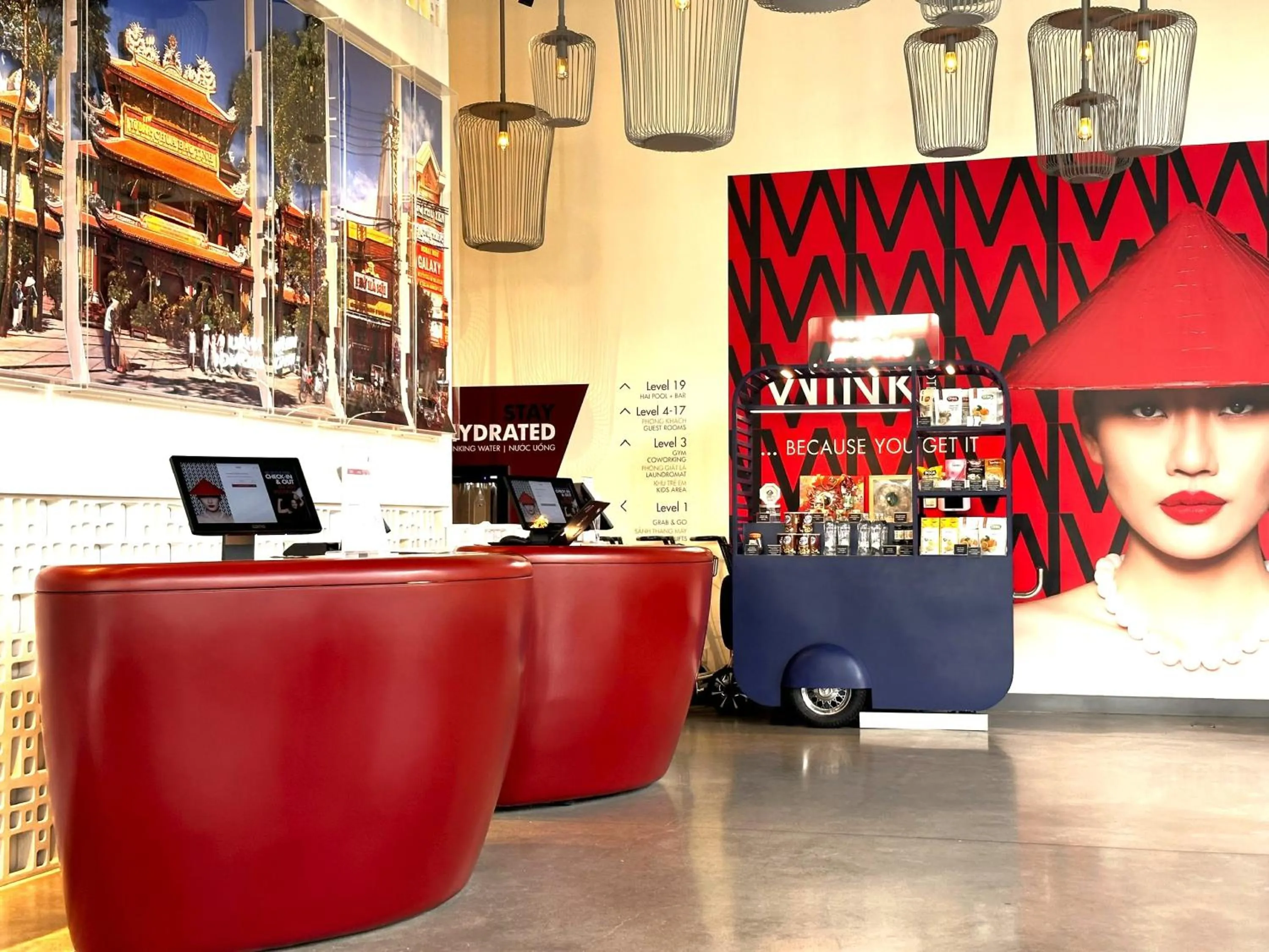 Lobby or reception in Wink Hotel Tuy Hoa Beach - 24hrs Stay & Rooftop Pool Bar