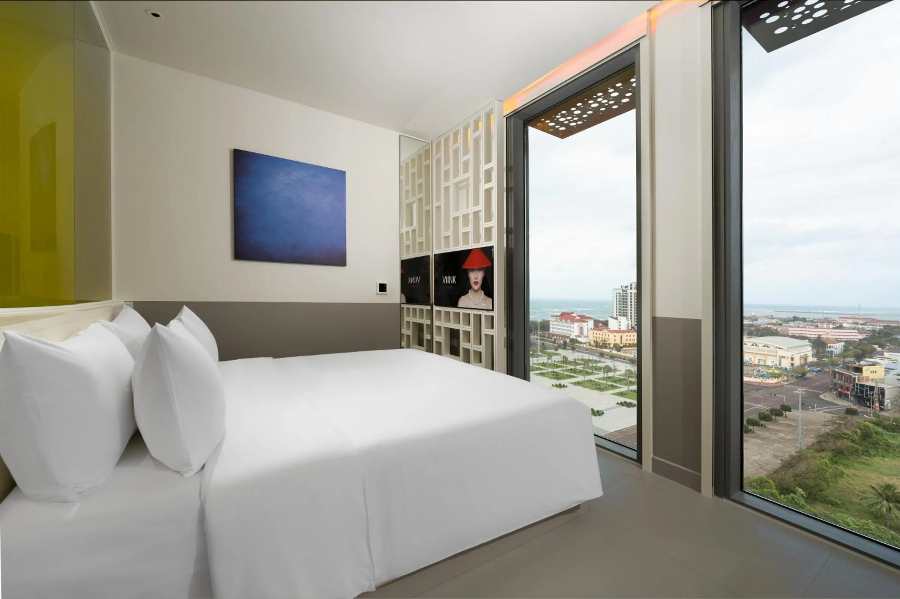 Communal lounge/ TV room in Wink Hotel Tuy Hoa Beach - 24hrs Stay & Rooftop Pool Bar