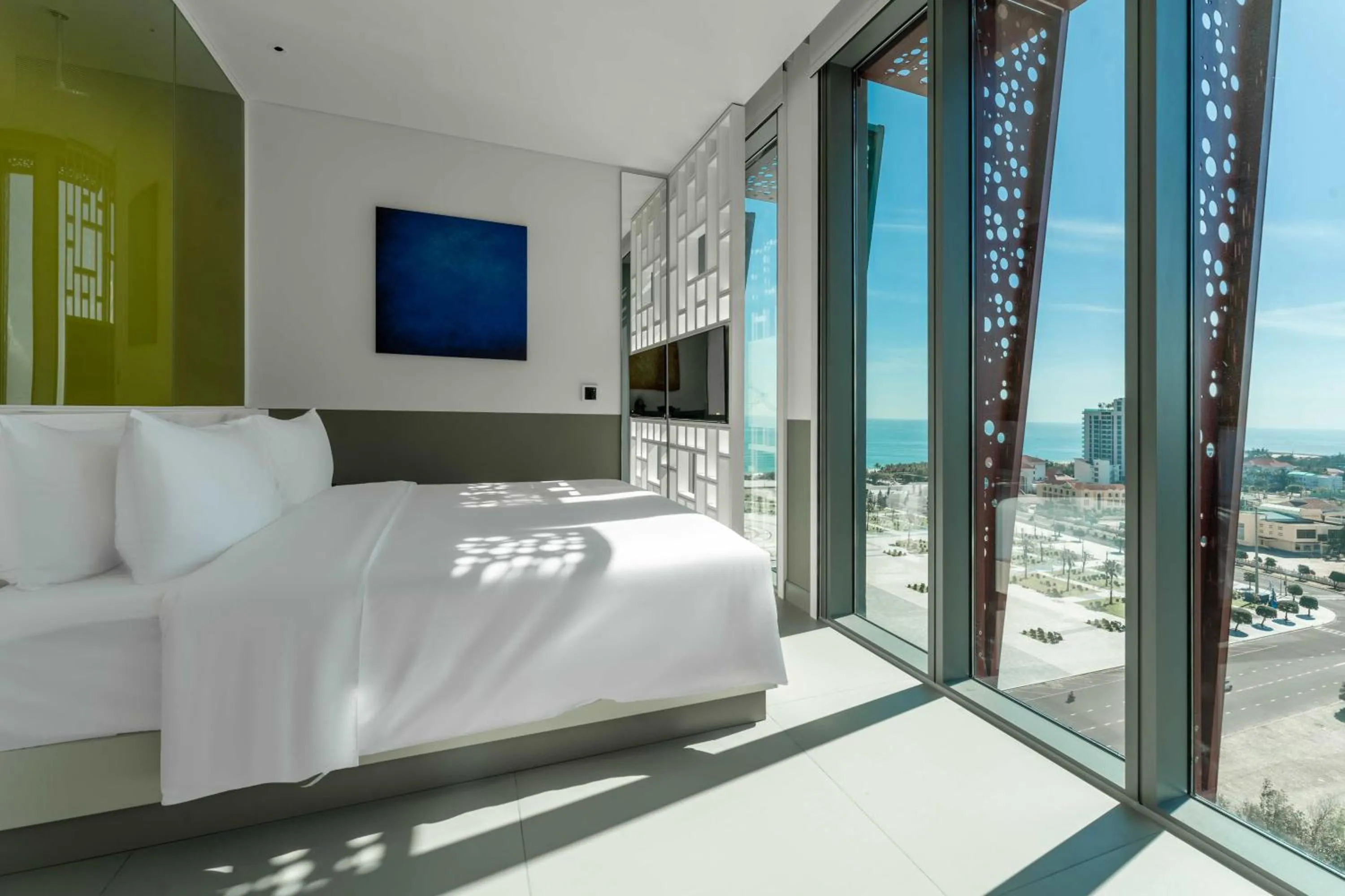 Bed in Wink Hotel Tuy Hoa Beach - 24hrs Stay & Rooftop Pool Bar