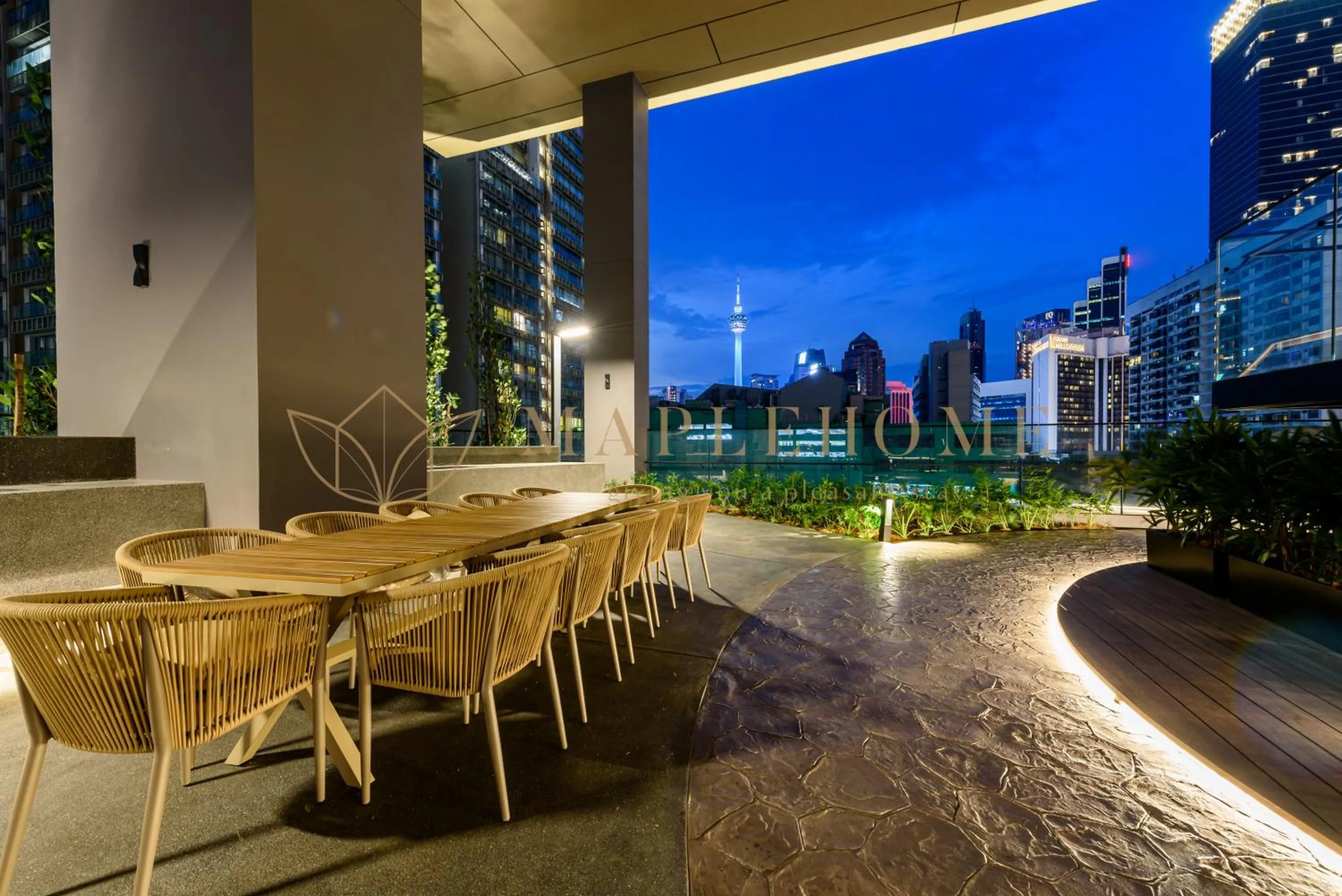 Seating area in Axon Premier Suites Kuala Lumpur