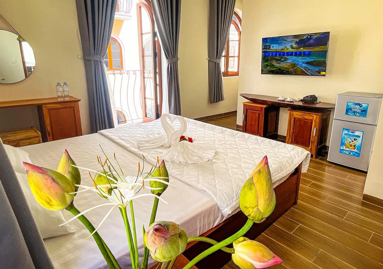 Bed in Thuận Linh Coffee & Homestay