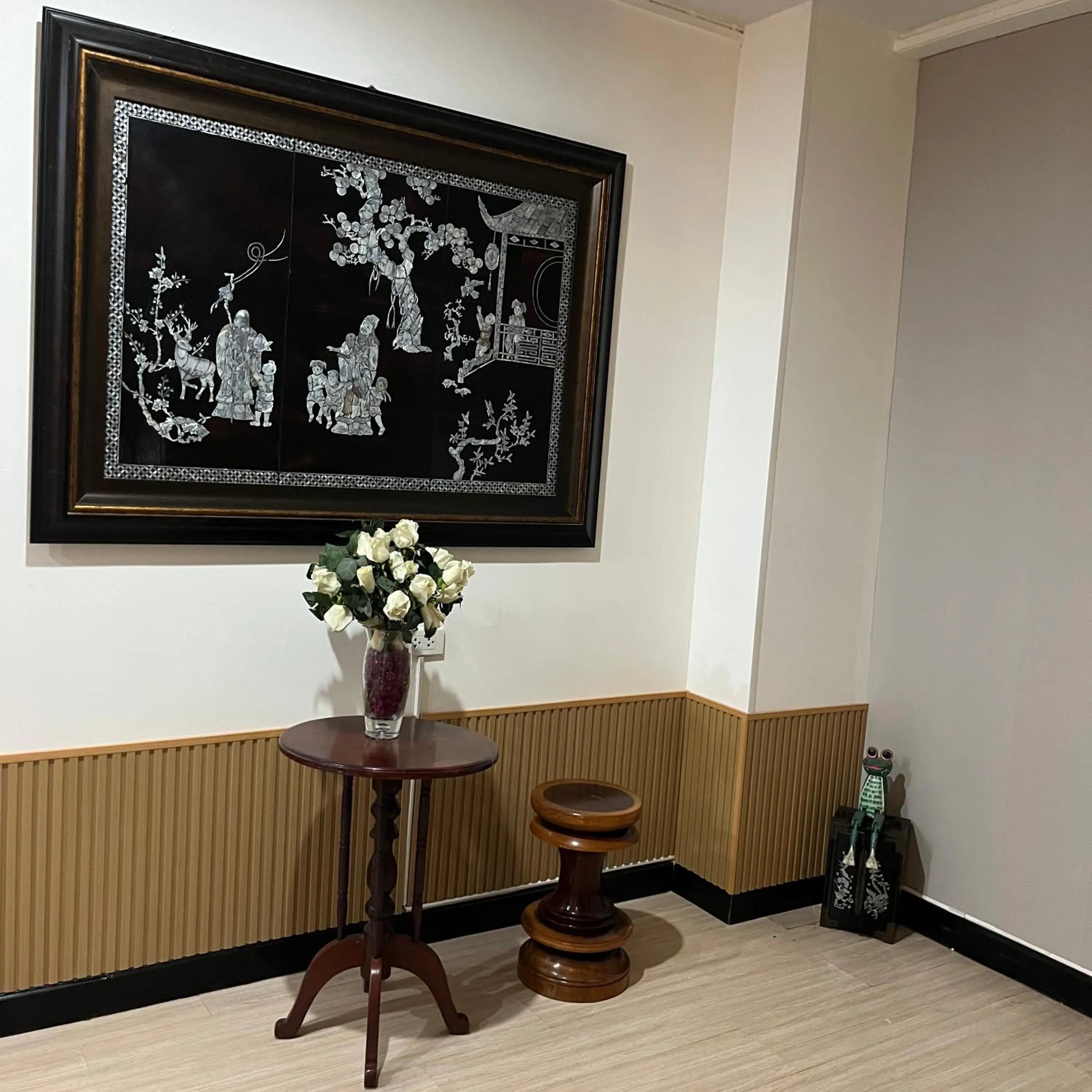 Inner courtyard view in DonMueang station hotel