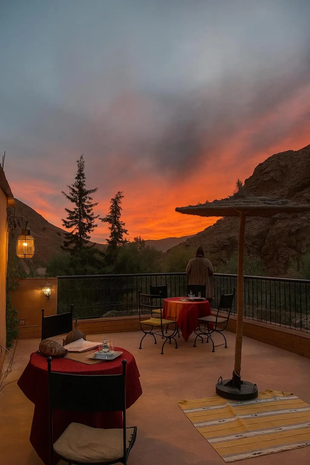 Sunrise in Auberge La Fibule Du Dades