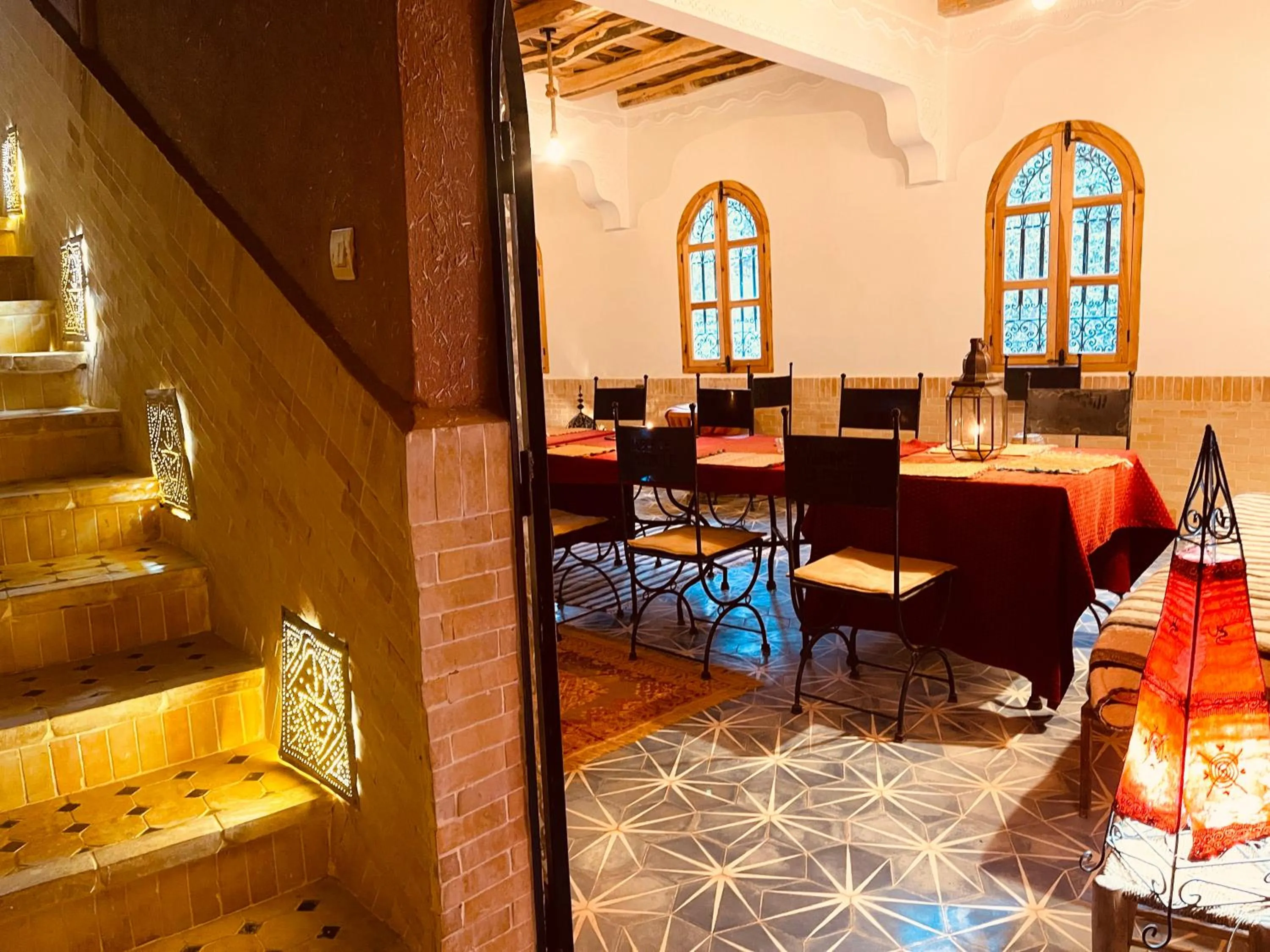 Seating area in Auberge La Fibule Du Dades
