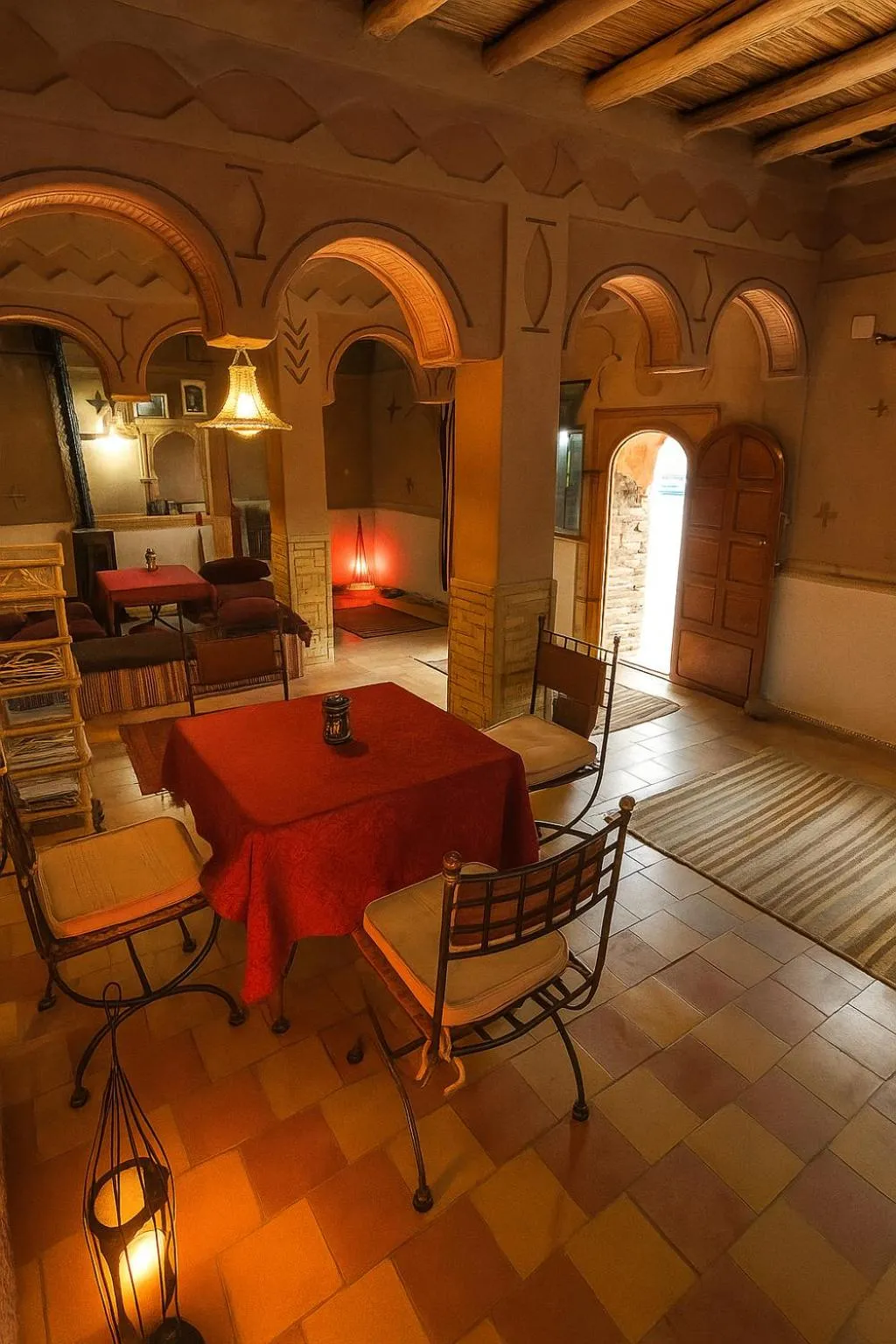 Seating area in Auberge La Fibule Du Dades