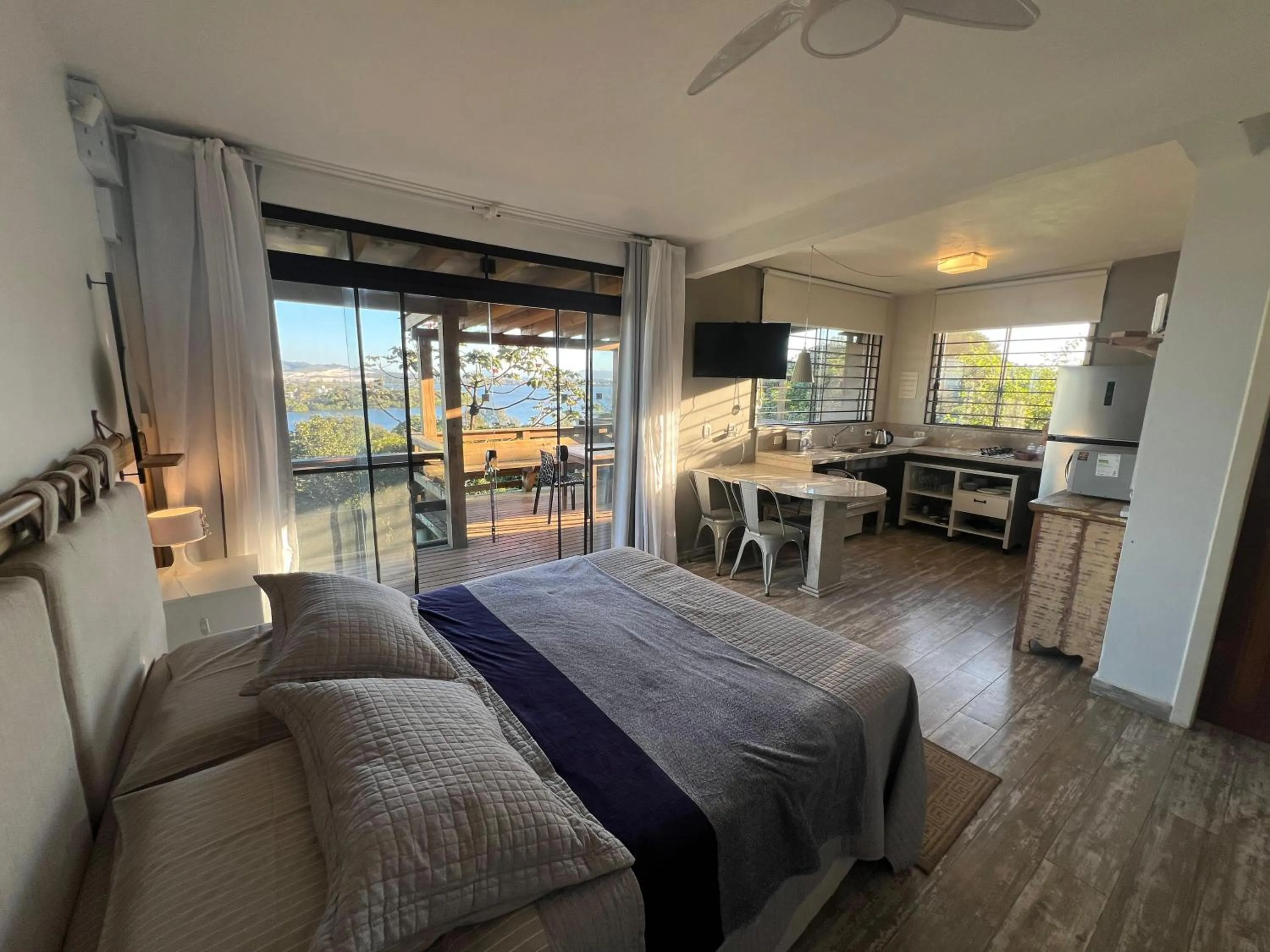 Bed in Chalés e Bangalôs Ibiraquera