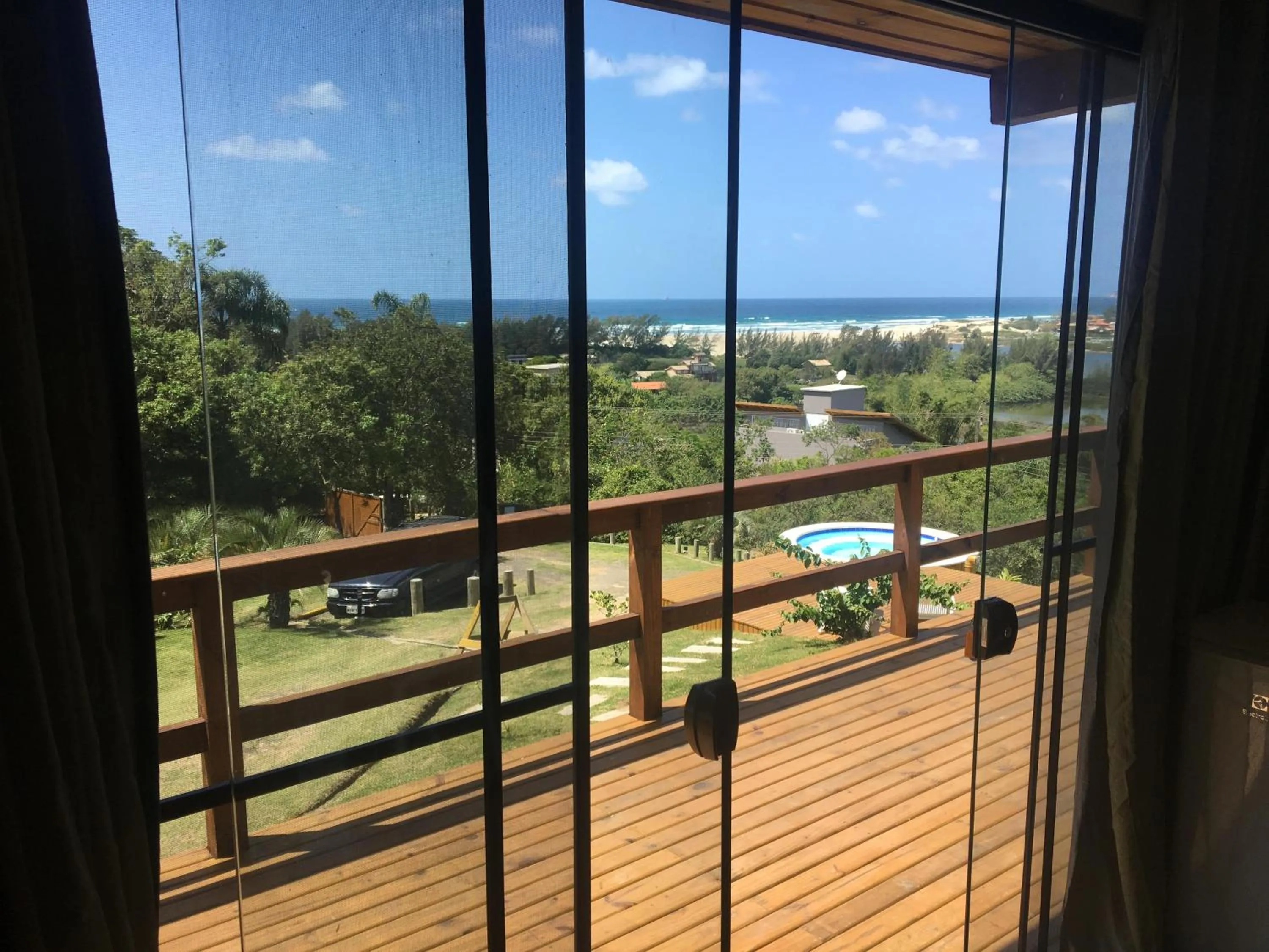 Sea view in Chalés e Bangalôs Ibiraquera