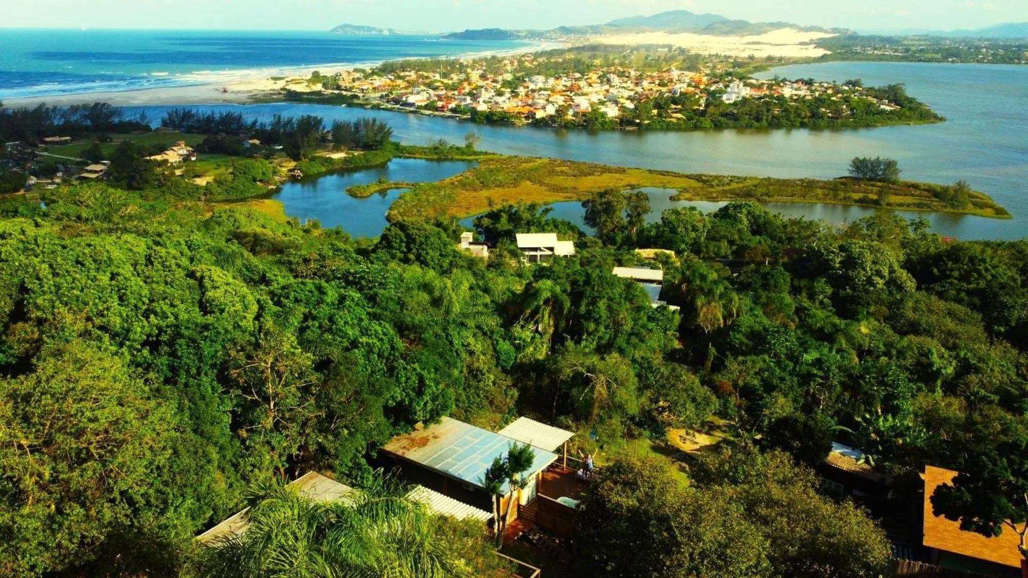 Bird's eye view in Chalés e Bangalôs Ibiraquera