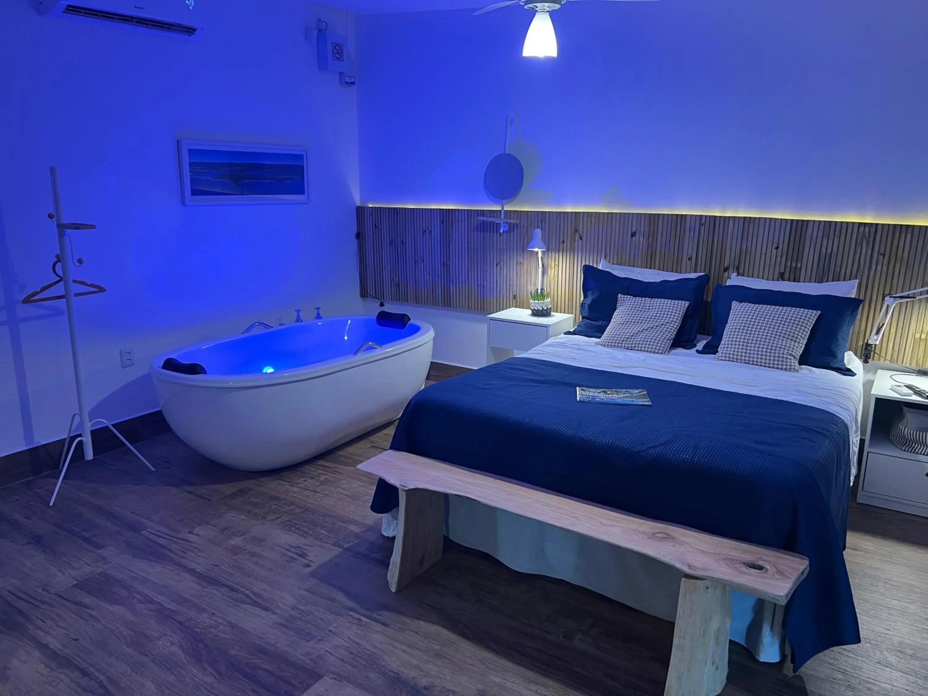 Bed in Chalés e Bangalôs Ibiraquera