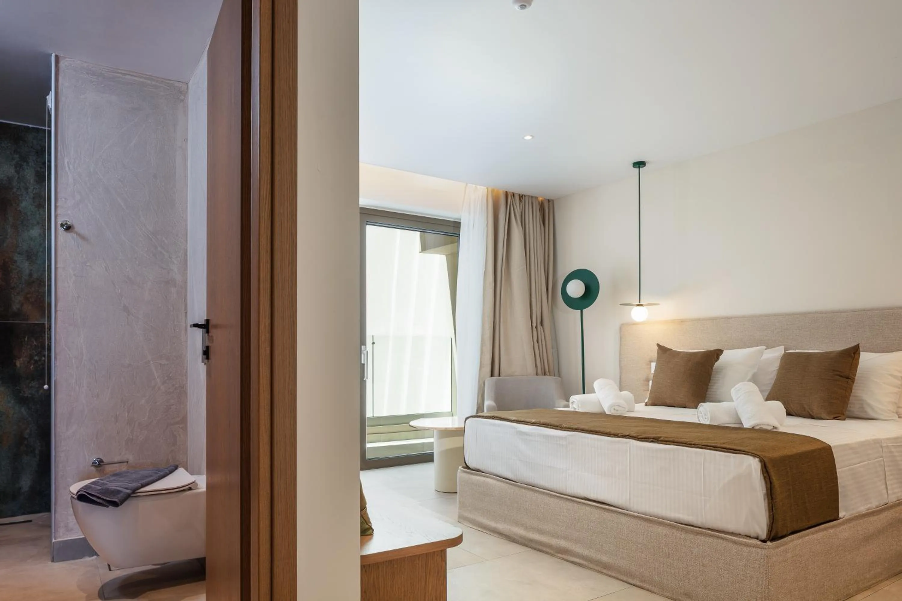 Bathroom, Bed in San Antonio Boutique Hotel & Spa - Adults Only