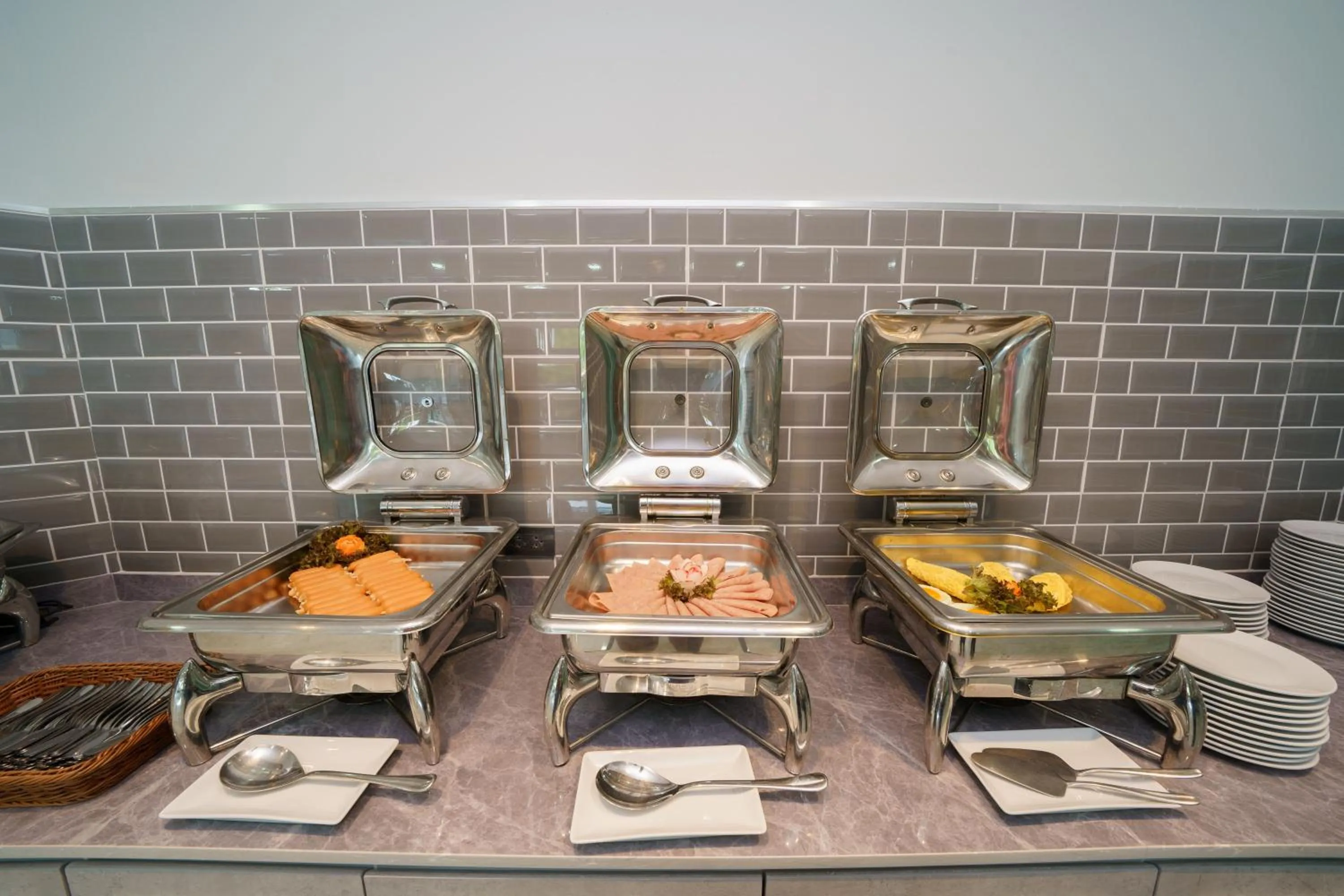 Buffet breakfast in LHC HOTEL AND RESORT