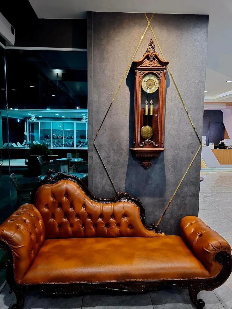 Seating area in LHC HOTEL AND RESORT