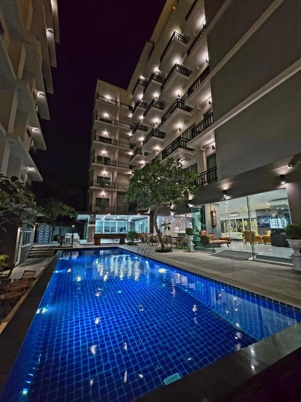 Pool view in LHC HOTEL AND RESORT